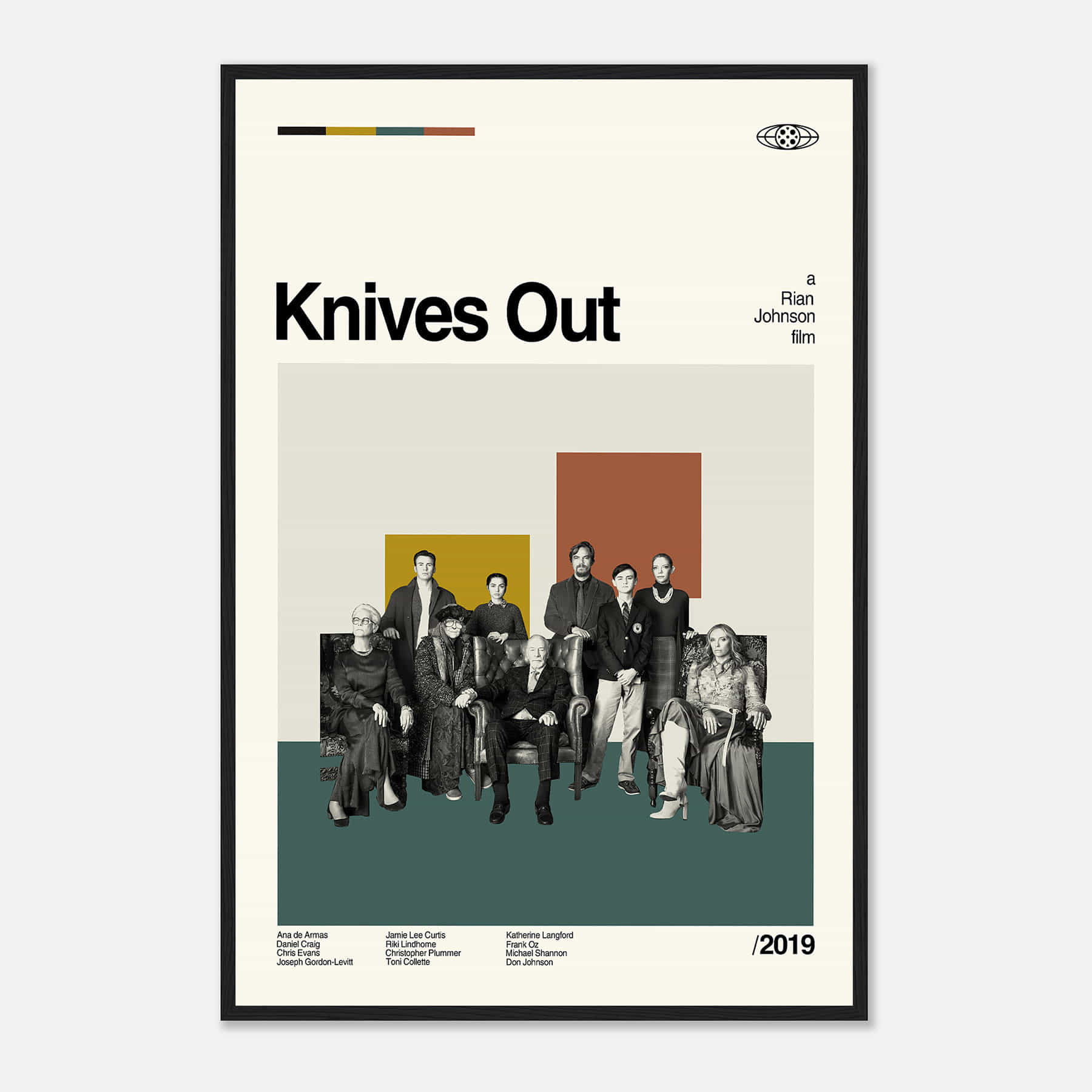 Knives Out Movie Poster, Knives Out Poster, Minimalist Movie Poster ...