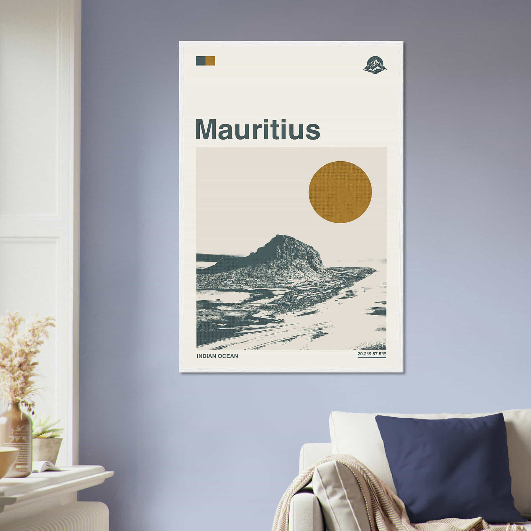 Mauritius Travel Print, Mauritius Poster, Mauritius Citiesbox