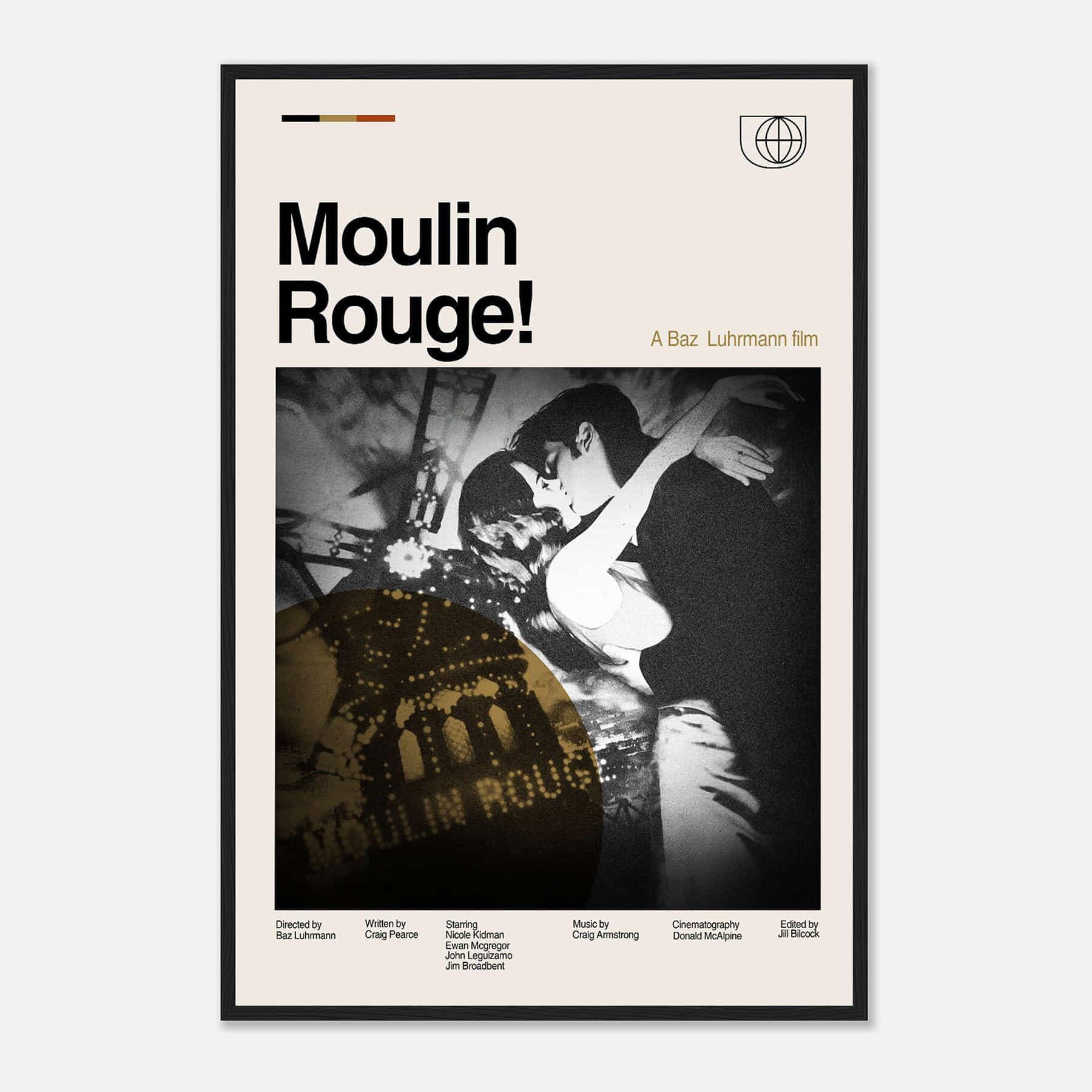 PPOXXFFE Moulin Rouge Poster 40x60 Cm - Leinwand Druck Wanddekoration Für Wohnzimmer & Schlafzimmer