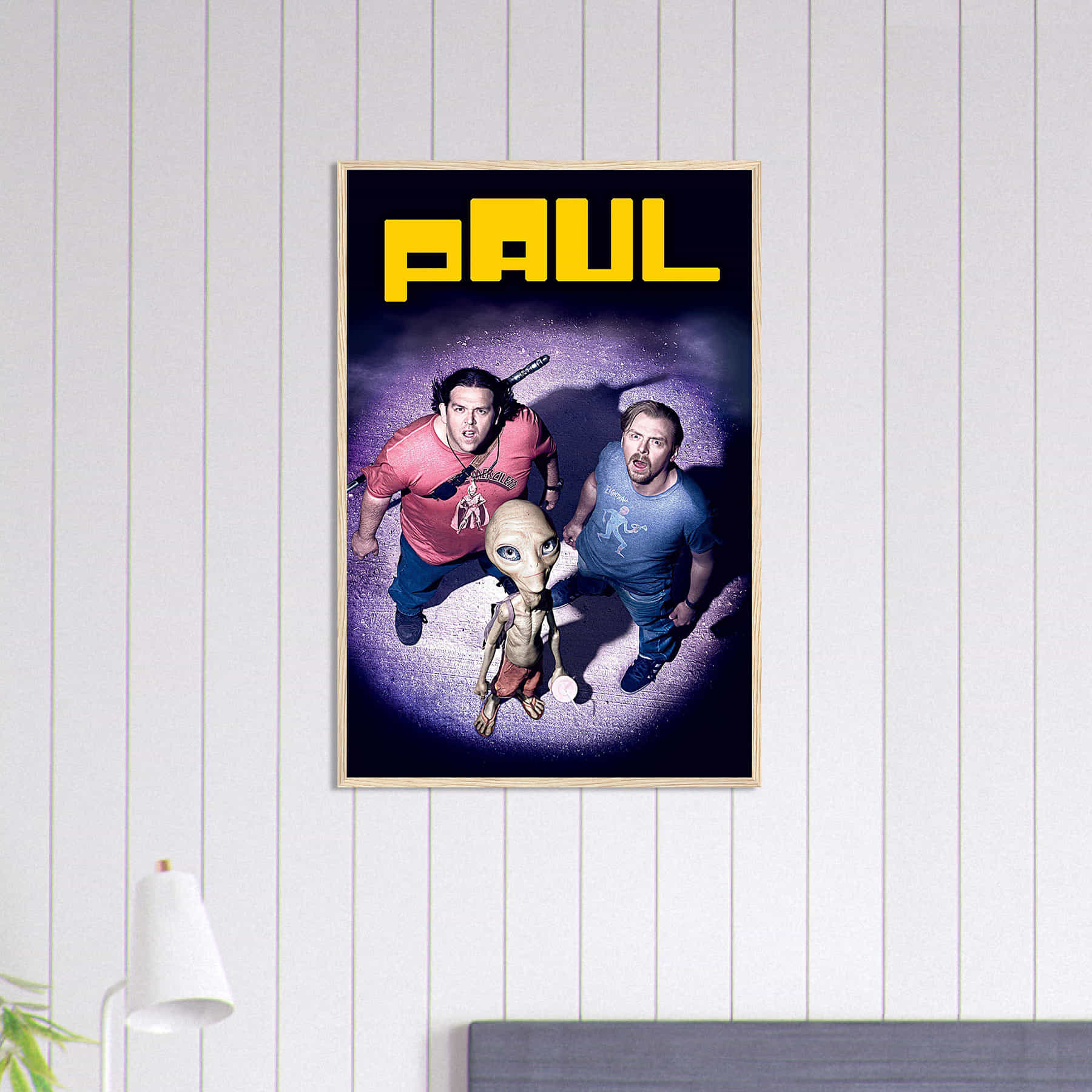 Paul Alien Movie Poster, Paul Classic Vintage Movie Poster, Classic
