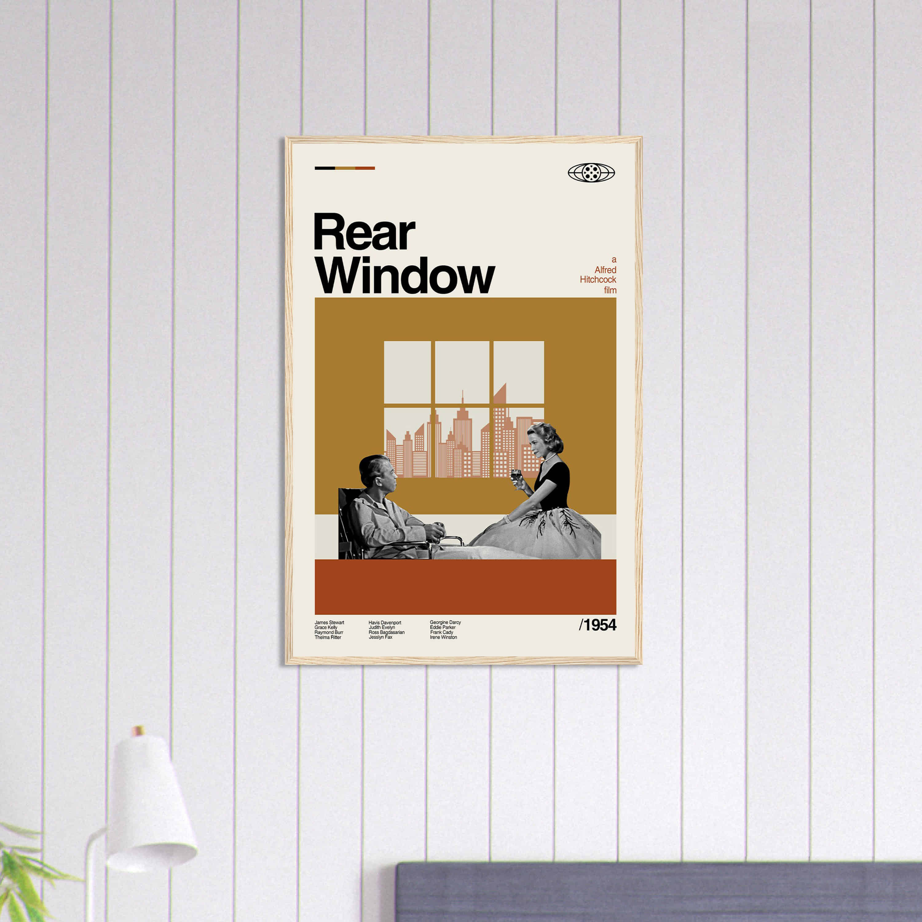 Rear Window Film Poster, Rear Window Retro, Rear Window Print - Citiesbox