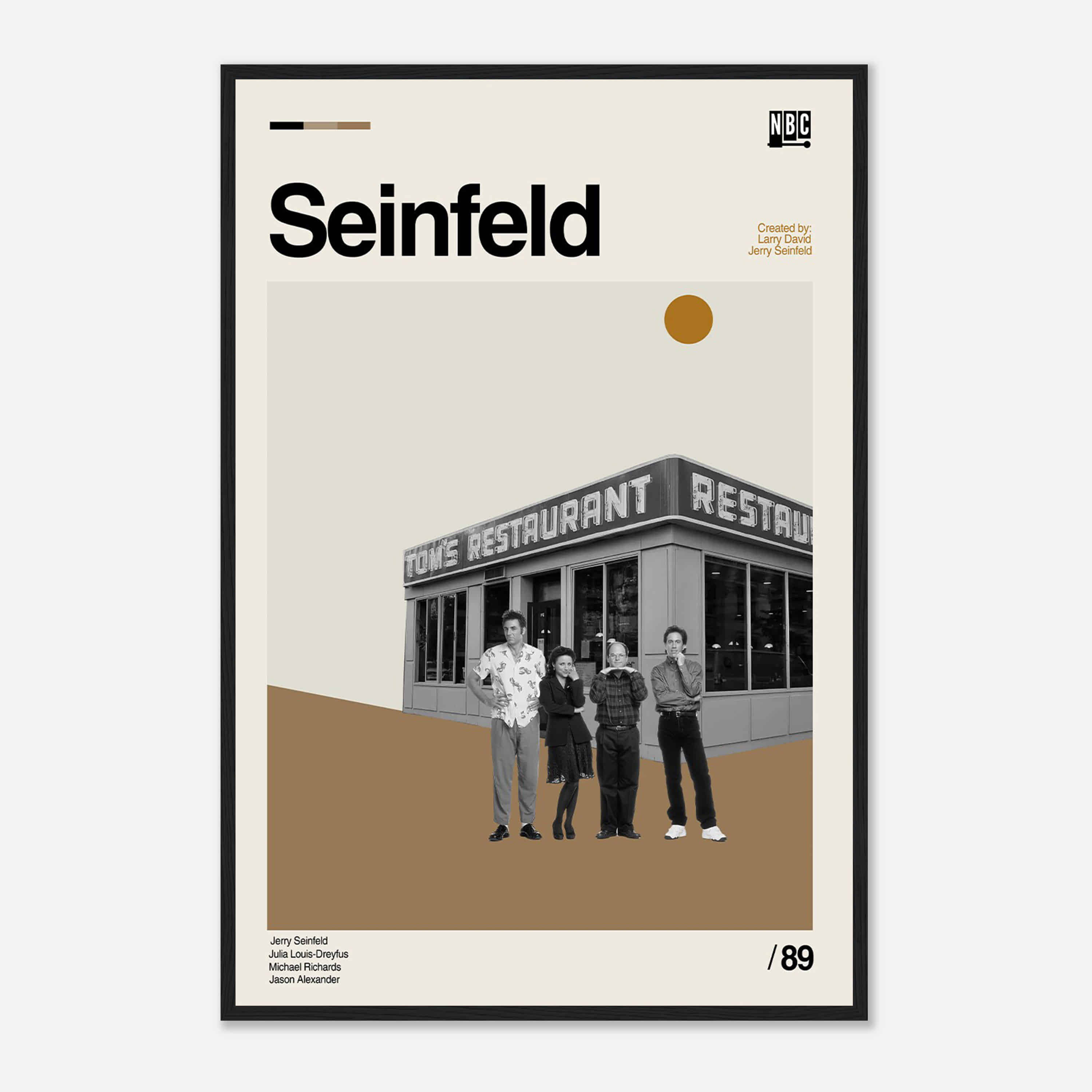 Seinfeld Film, Seinfeld Vintage, Minimalist Art - Citiesbox