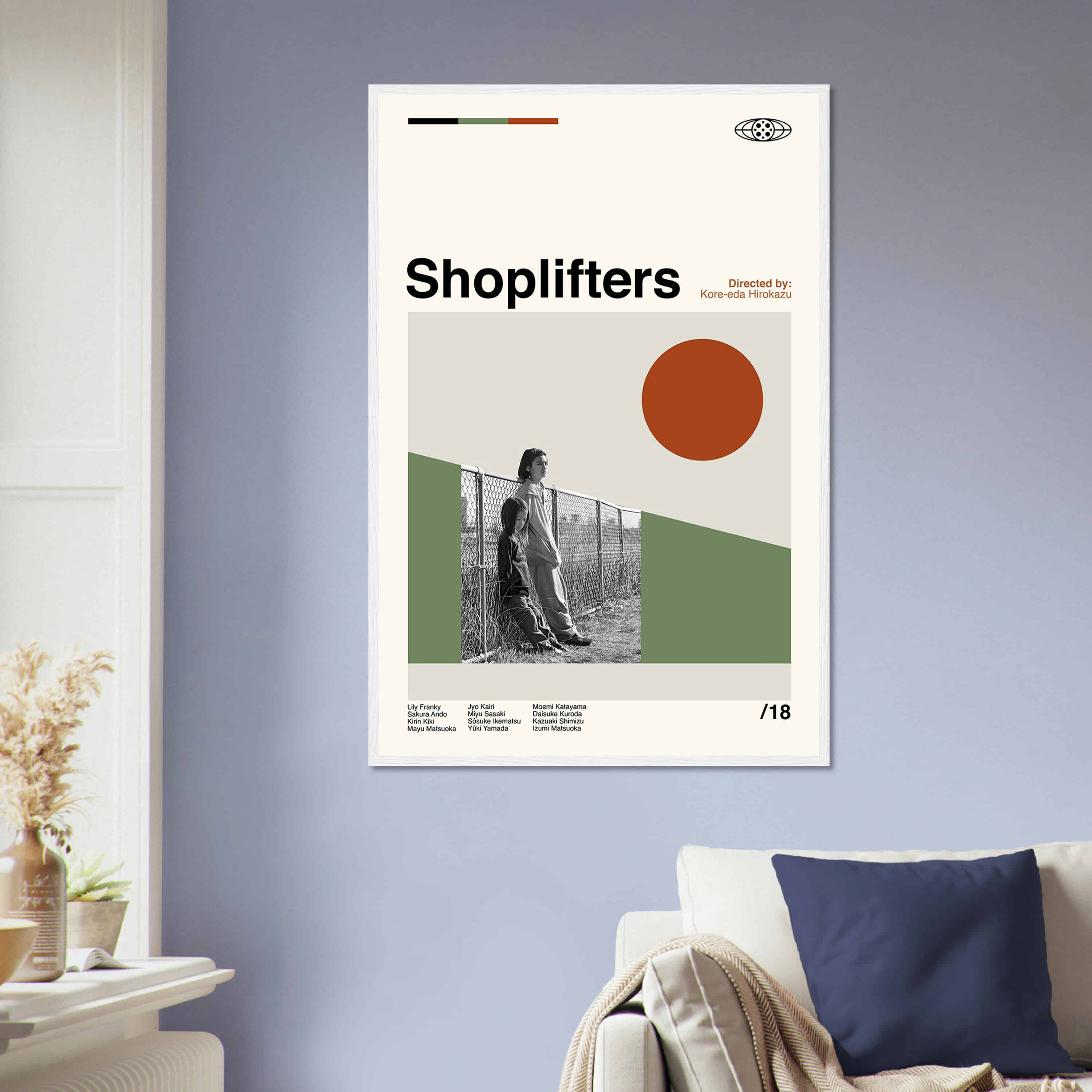 Shoplifters Poster, Hirokazu Koreeda, Minimalist Movie Poster - Citiesbox