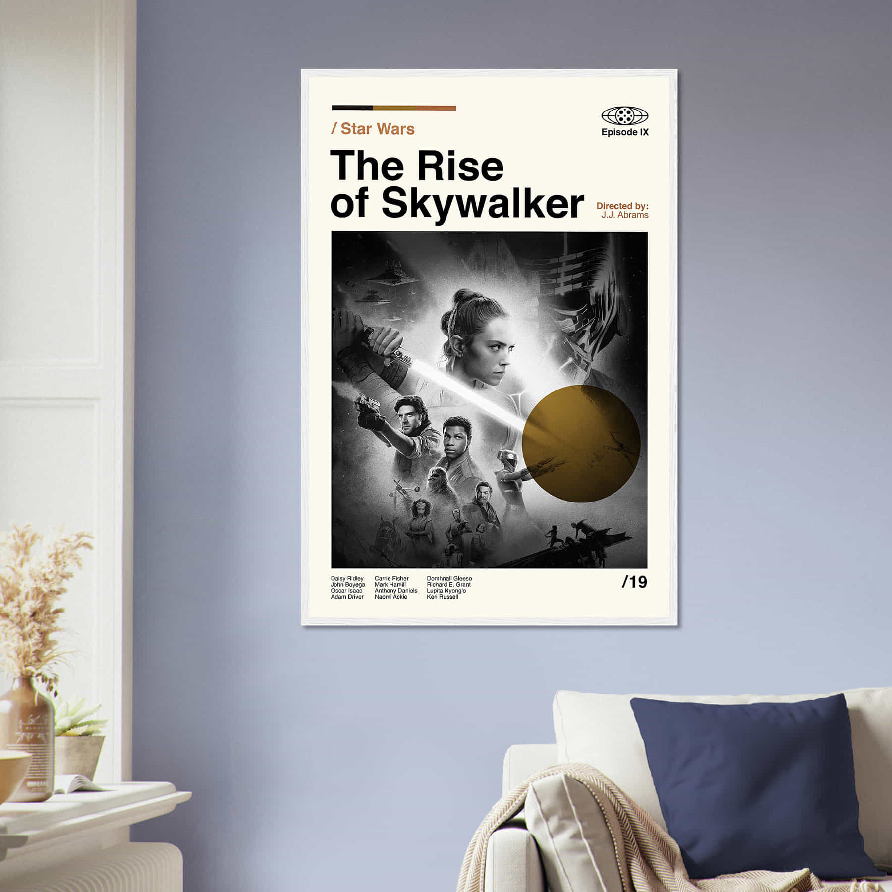 Star Wars The Rise of Skywalker Poster, J.J. Abrams, Minimalist Movie ...