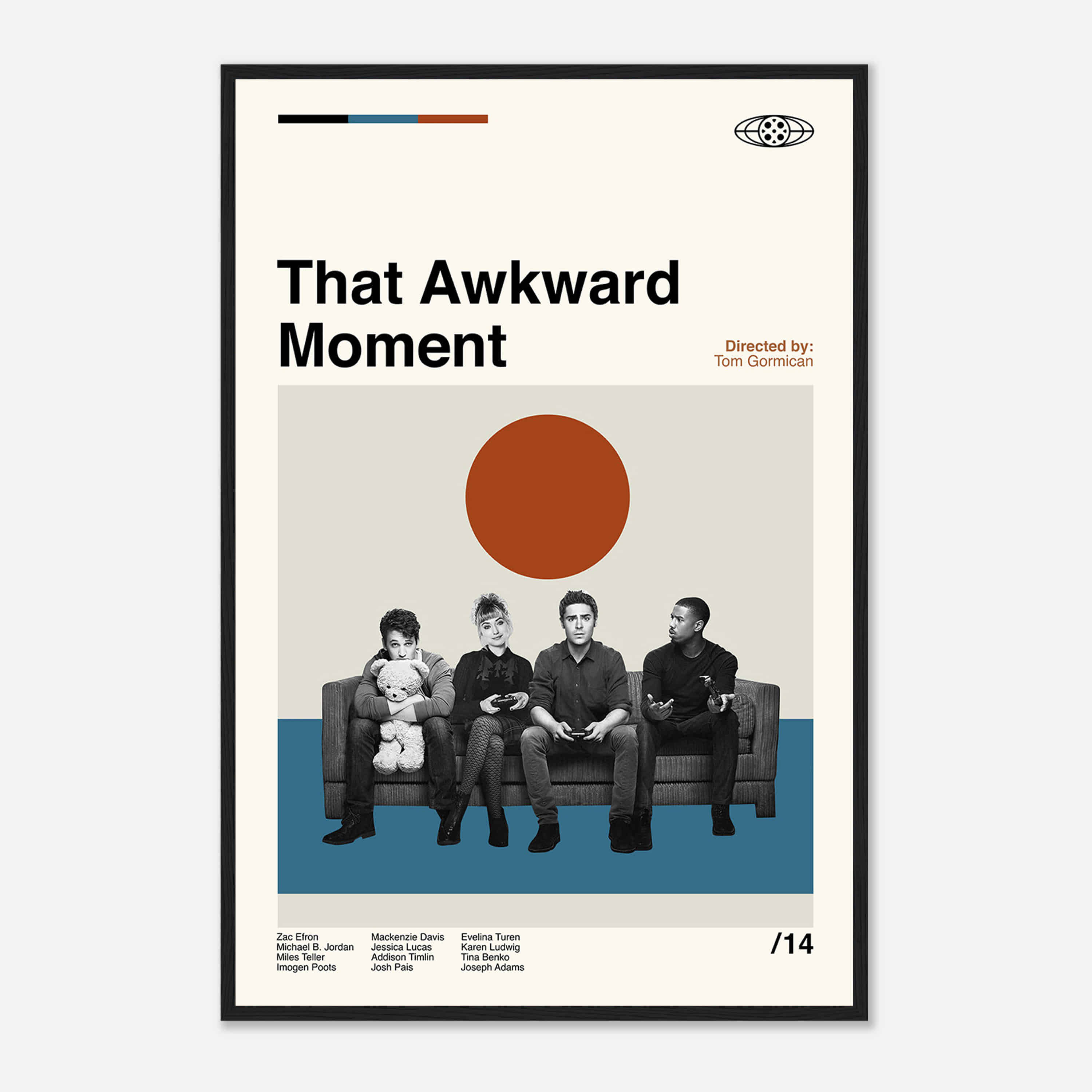 That Awkward Moment Poster, That Awkward Moment Print, Minimalist Movie ...