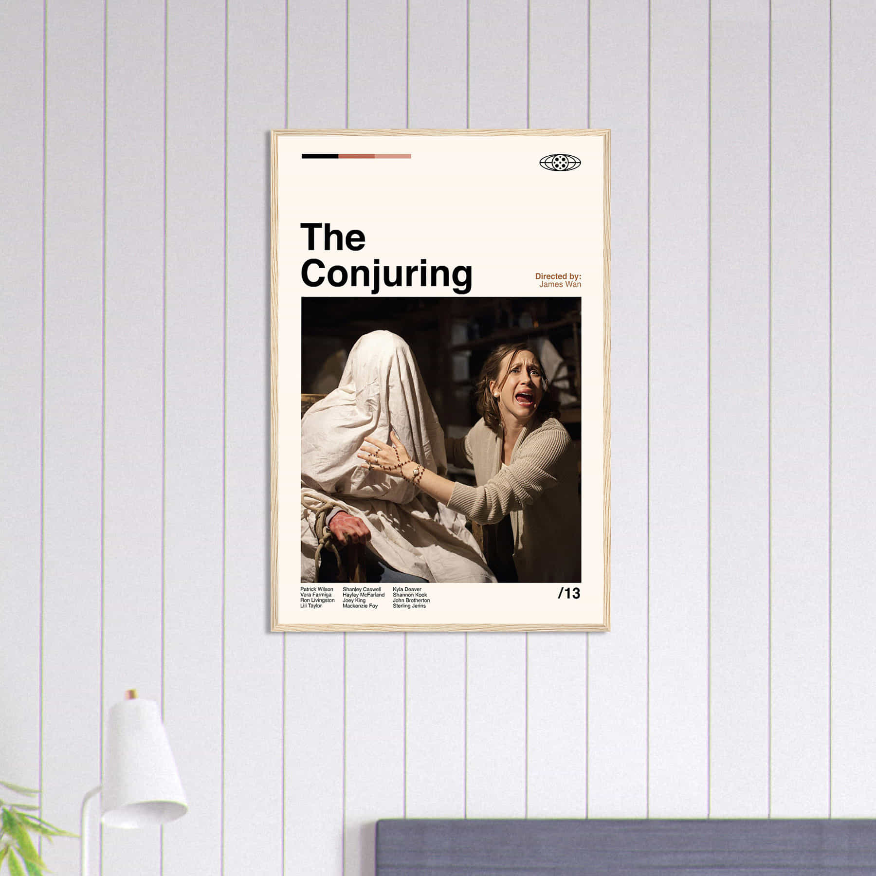 The Conjuring Movie Poster, James Wan, Retro Movie Poster - Citiesbox