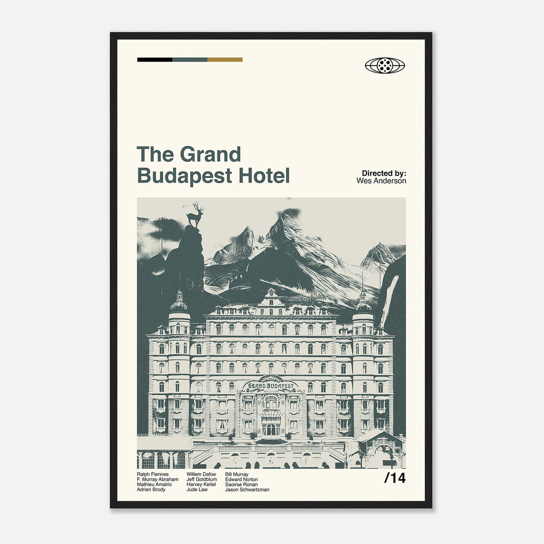 The Grand Budapest Hotel Movie Poster, The Grand Budapest Hotel Print ...