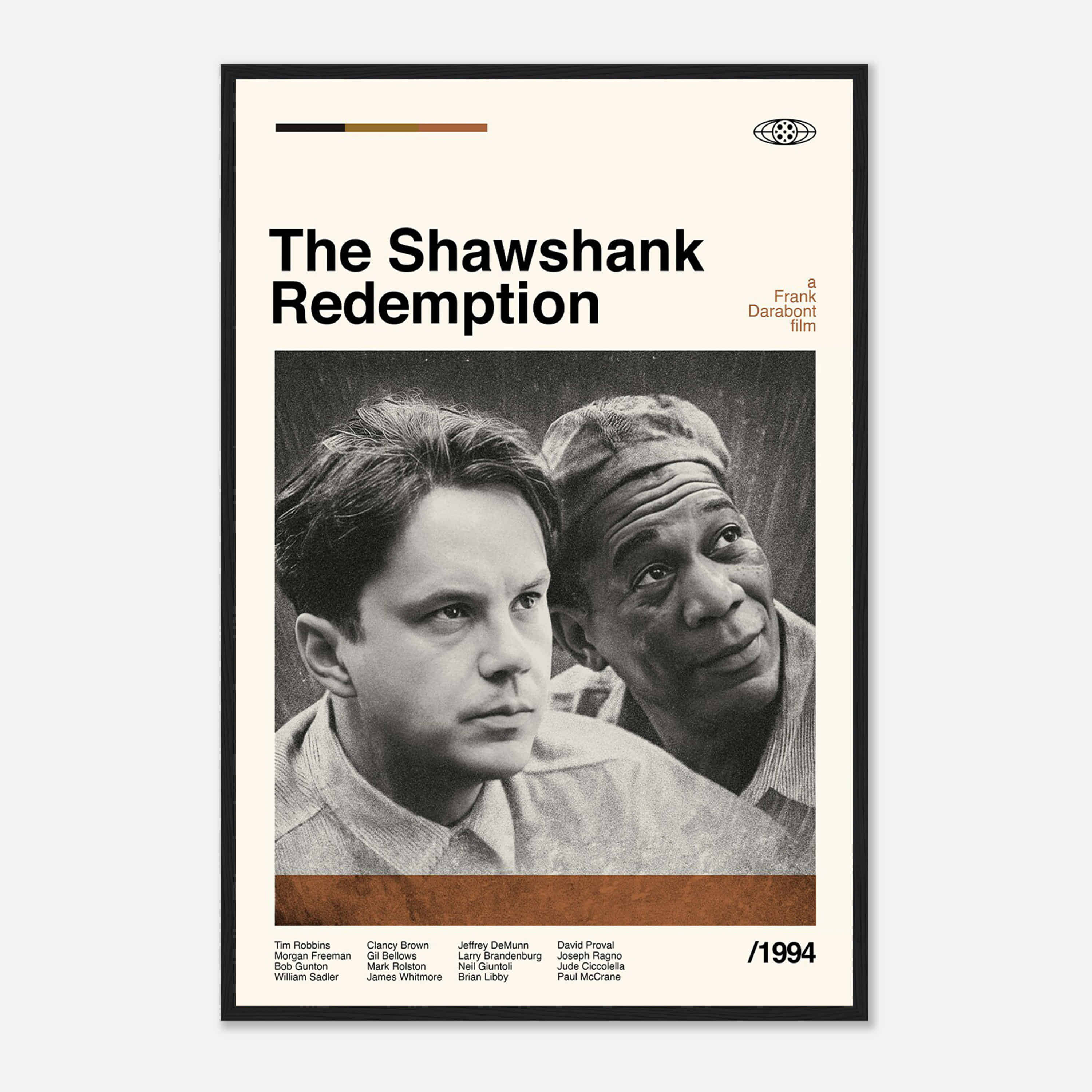 The Shawshank Redemption Poster, Frank Darabont Film, Retro Movie ...