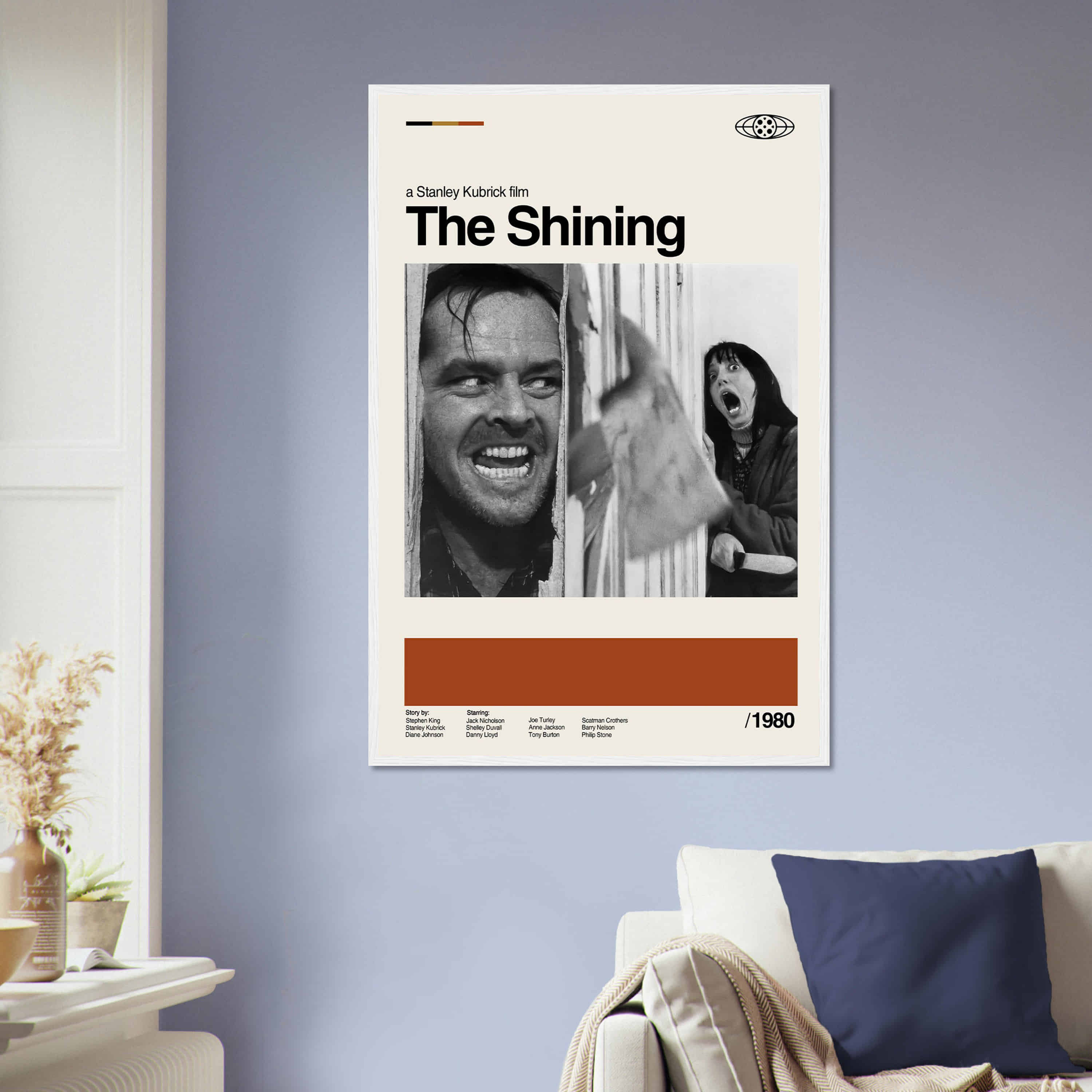 The Shining Movie Poster Minimalist Art Vintage Modern Citiesbox The Shining Movie Poster Minimalist Art Vintage Modern Citiesbox