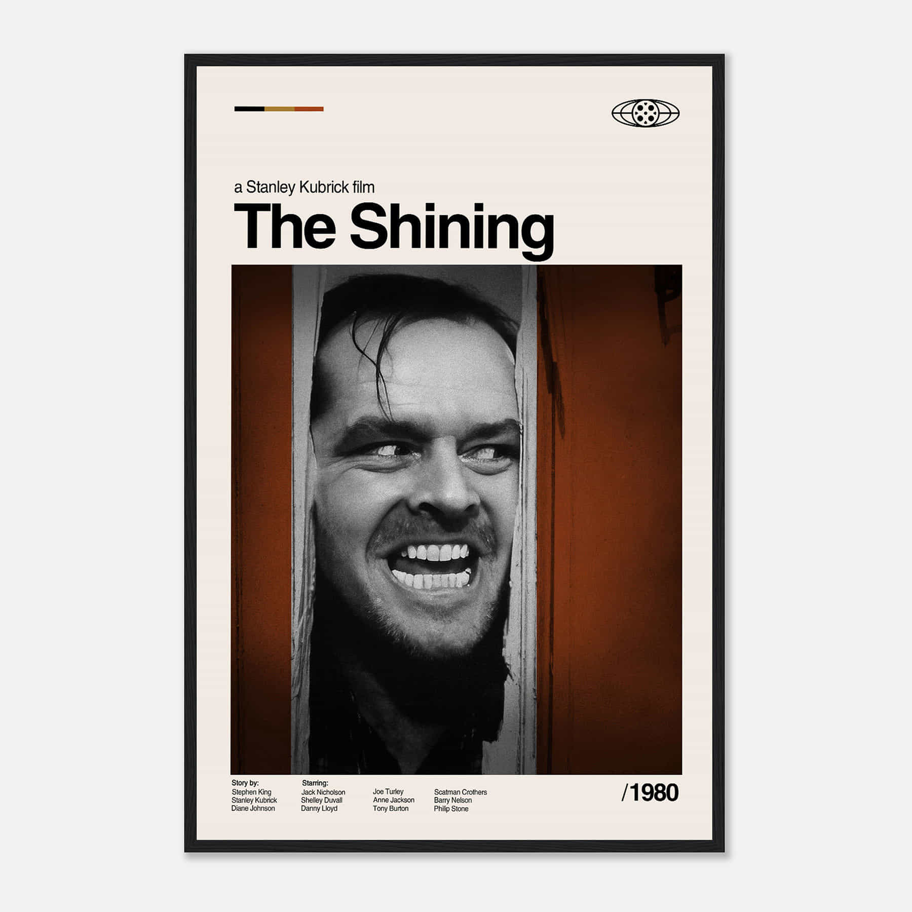 Onthewall Poster The Shining (Stanley Kubrick) - Stampa Artistica Di Simon Walker - 40x30 Cm Su Carta Satinata 300g