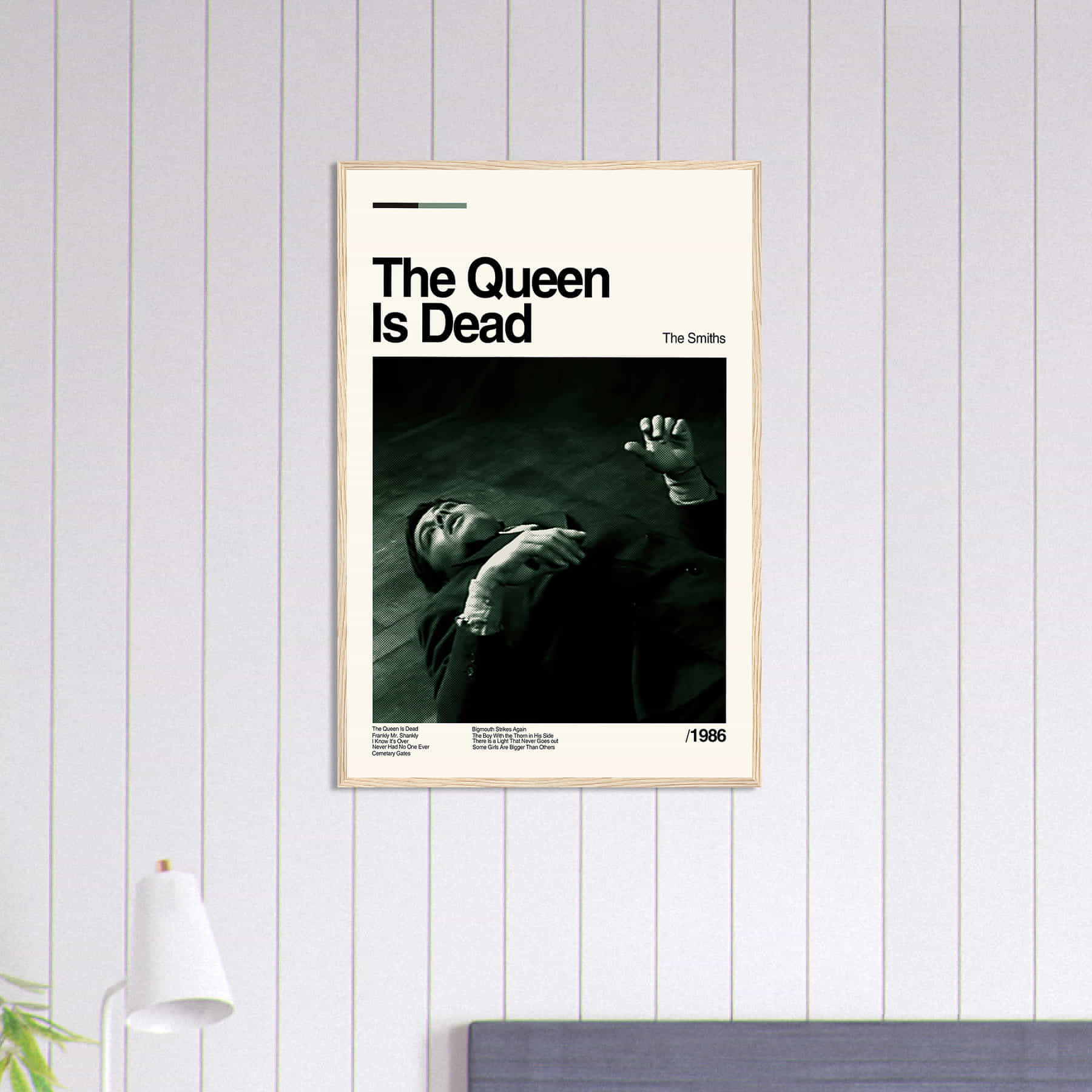 The Smiths 'The Queen Is Dead' Poster - Leinwanddruck Für Coole Wanddekoration
