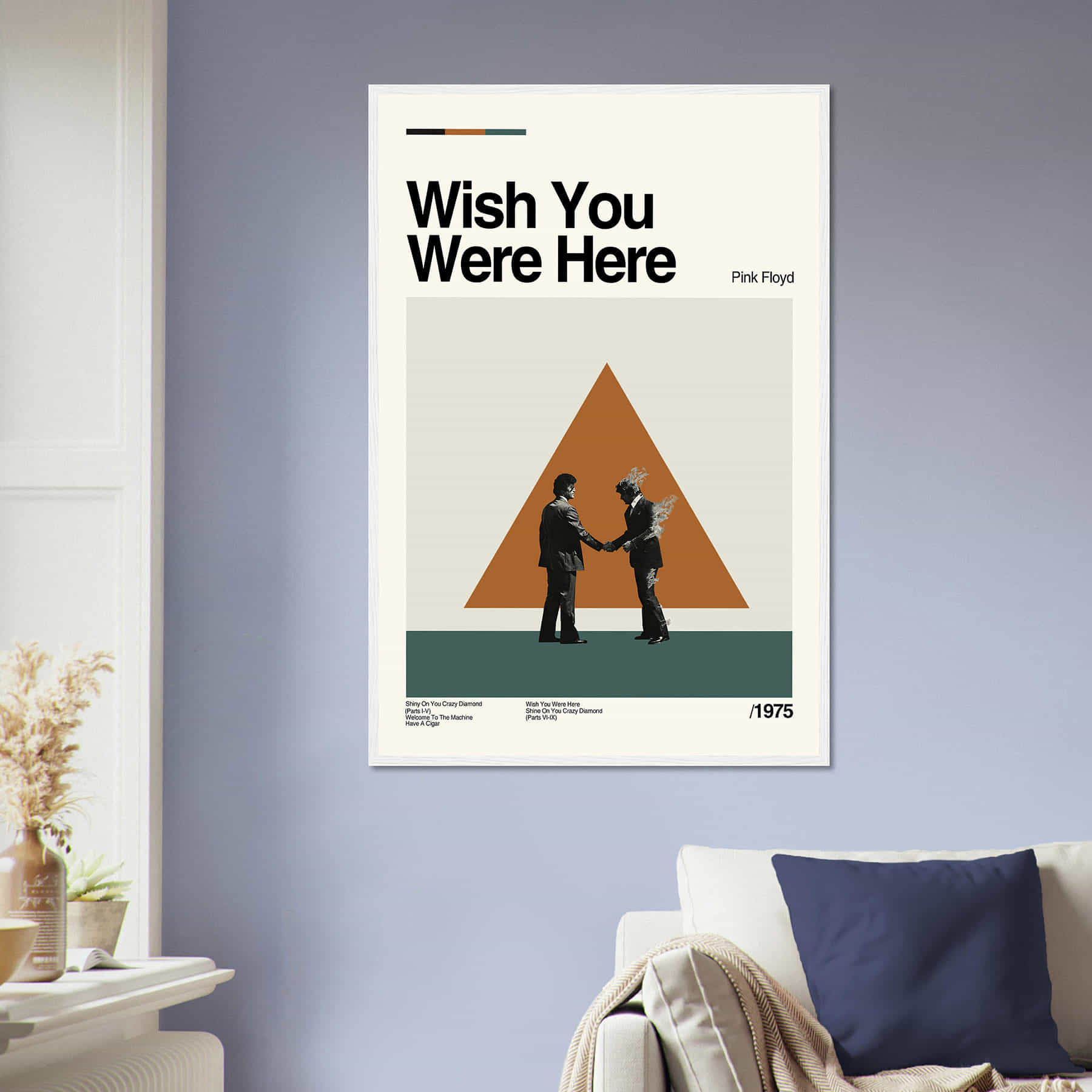 Wish you were here poster wish you were here movie pink floyd vintage
