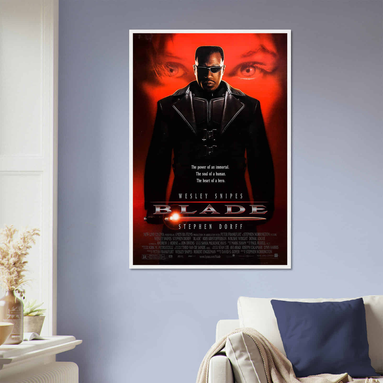 Blade (1998) Movie Poster, Blade (1998) Classic Movie Poster for Gift ...