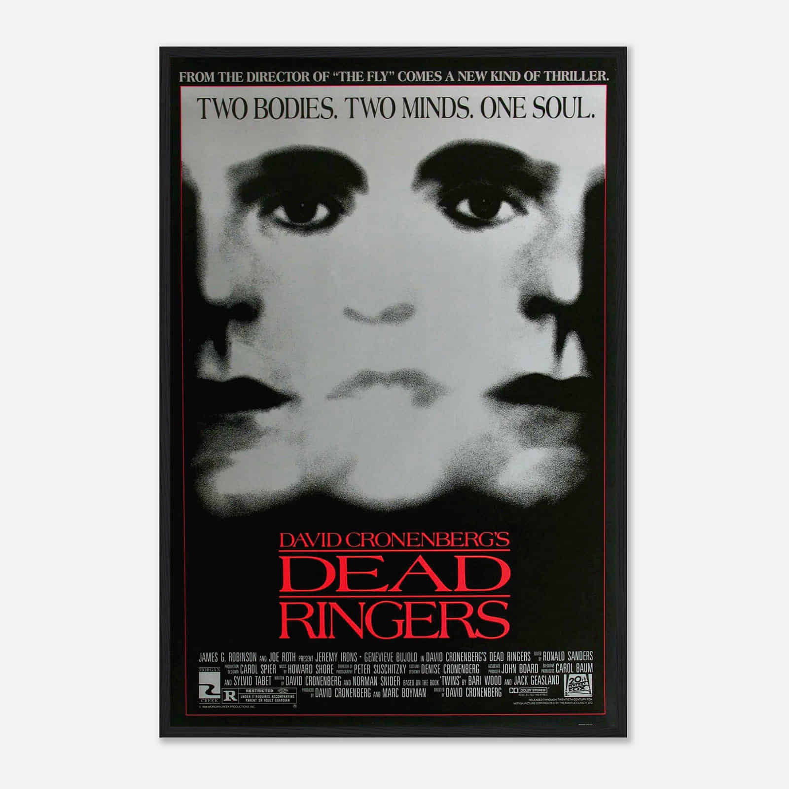Dead Ringers Movie Poster, Dead Ringers (1988) Poster for Gift - Citiesbox