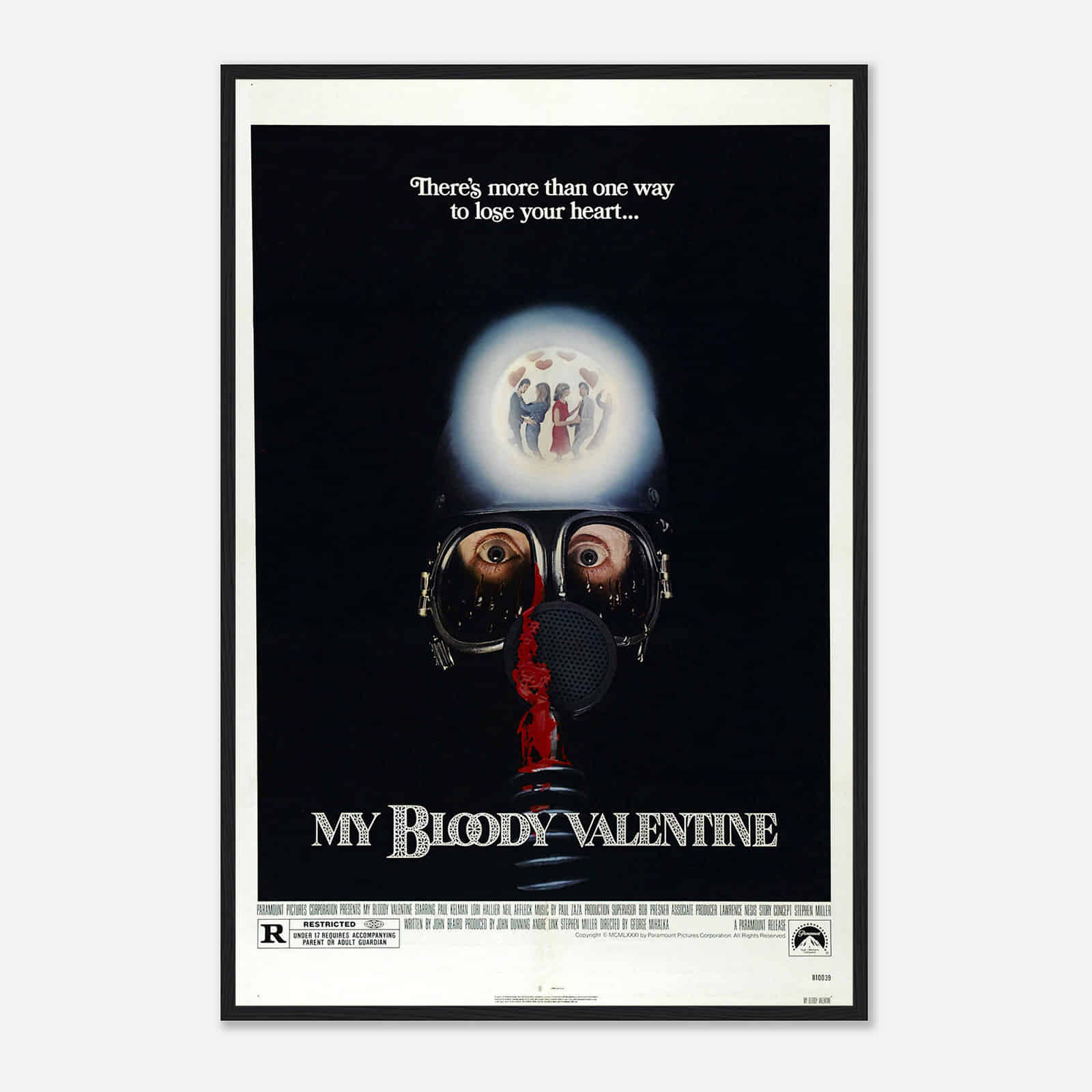 My Bloody Valentine Movie Poster, My Bloody Valentine Poster for Gift Citiesbox