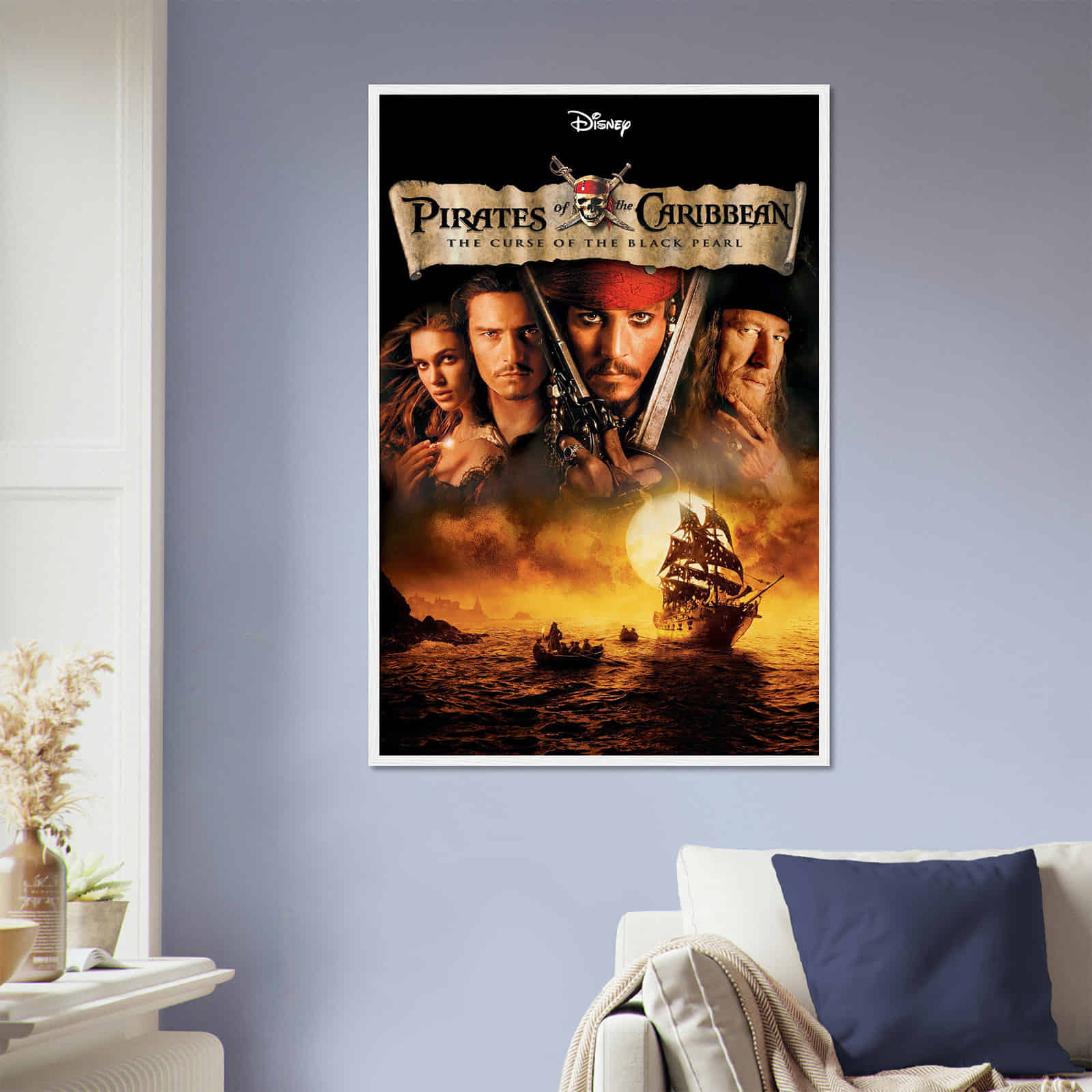 Pirates of the Caribbean The Curse of the Black Pearl Movie Poster ...