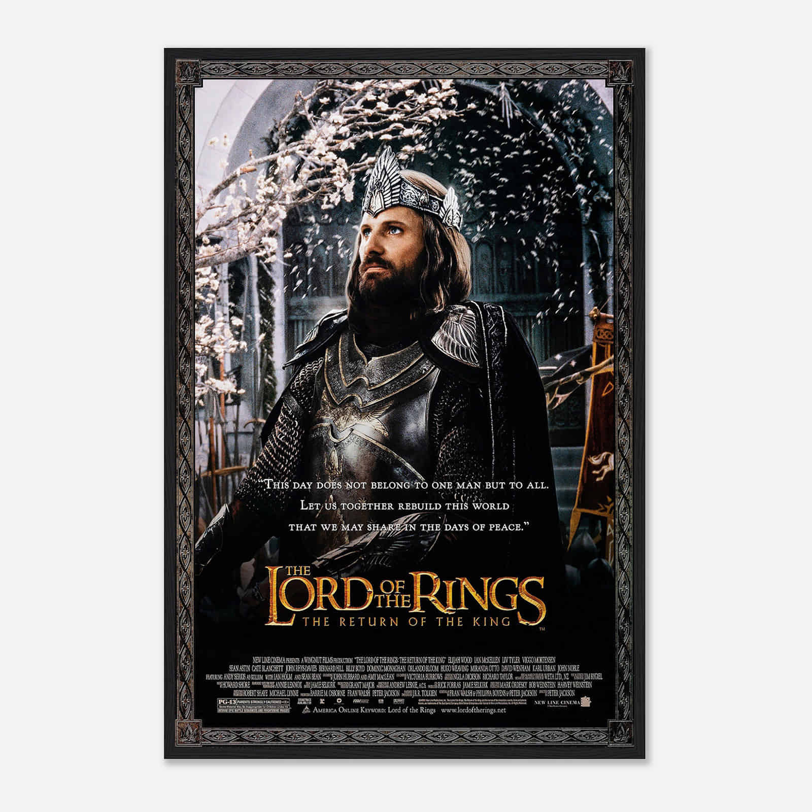 The Lord of the Rings The Return of the King Movie Poster, The Lord of ...