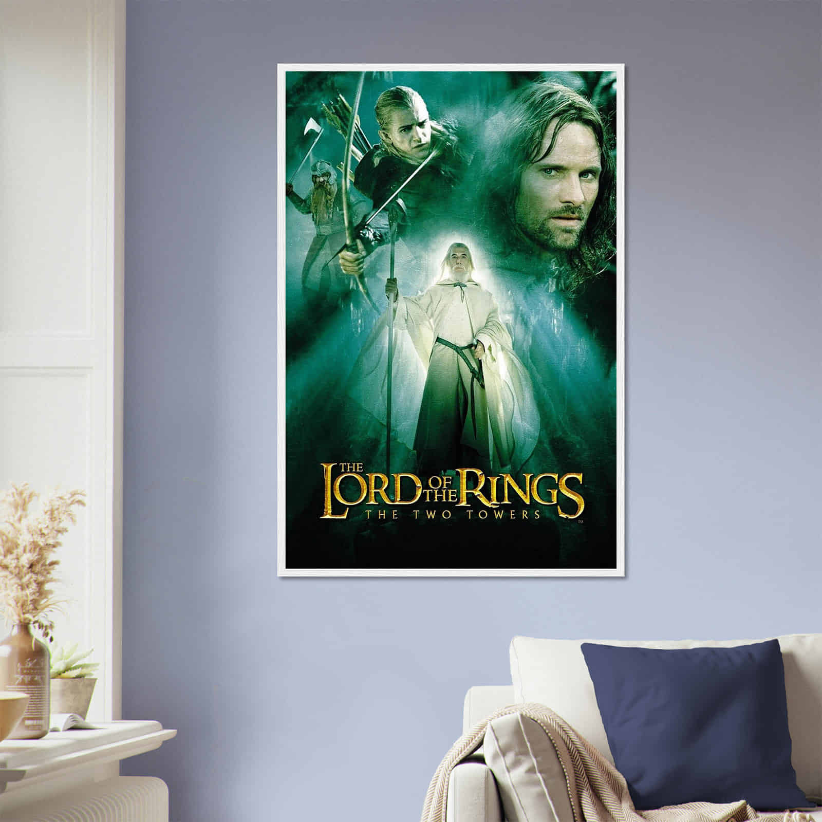 The Lord of the Rings The Two Towers Movie Poster, 2023 Room Decor, The