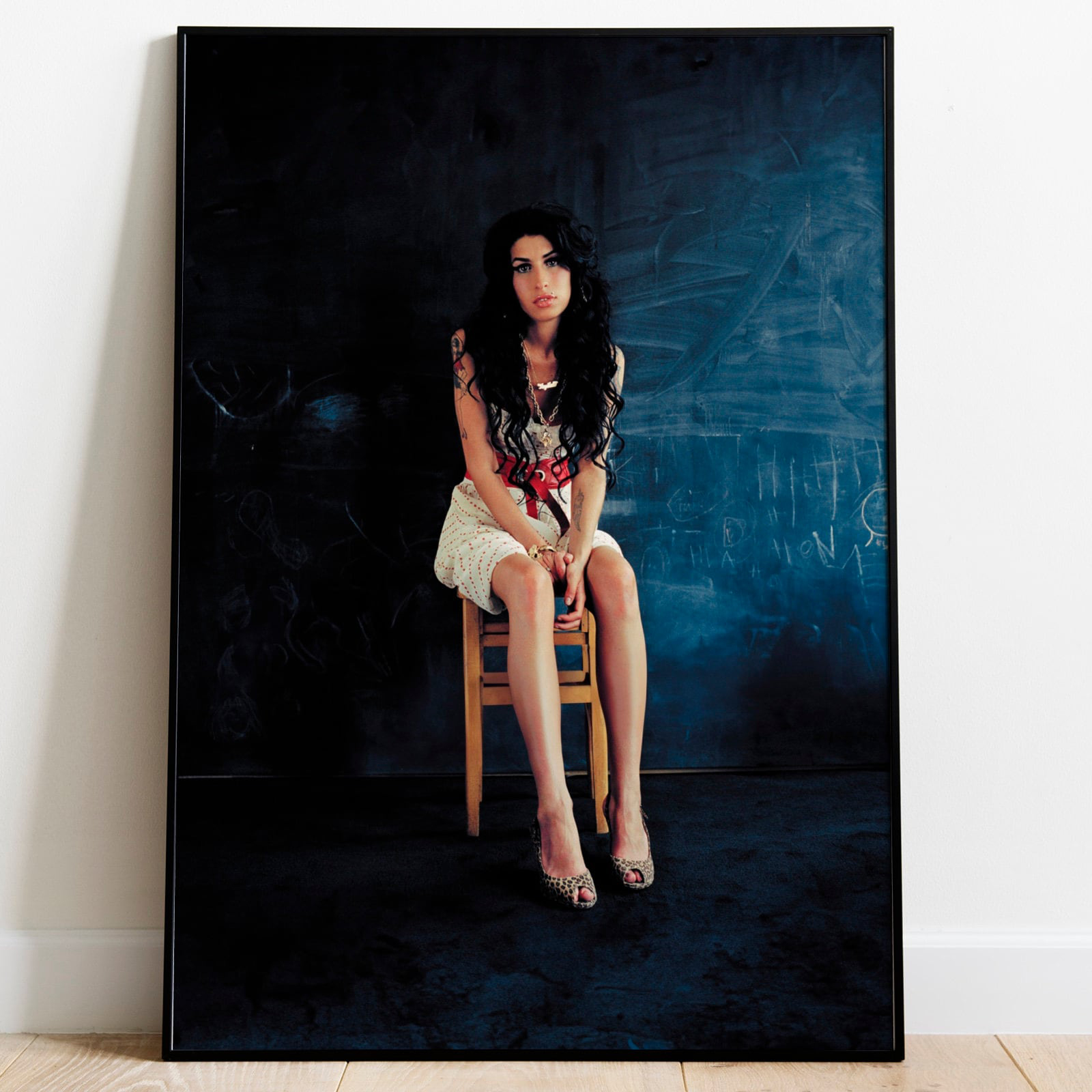 Back to Black Amy Winehouse Album Cover Poster Print, Amy Winehouse