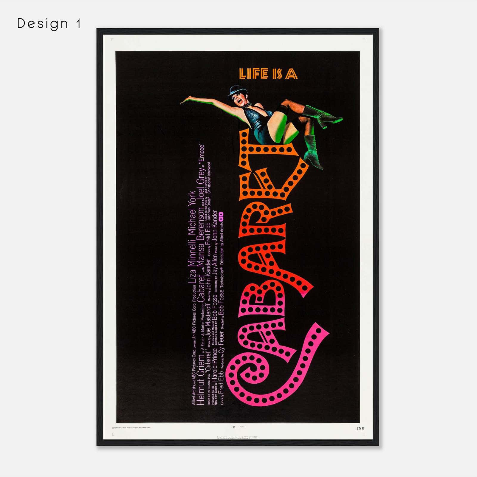 Cabaret 1972 Movie Poster Print Citiesbox