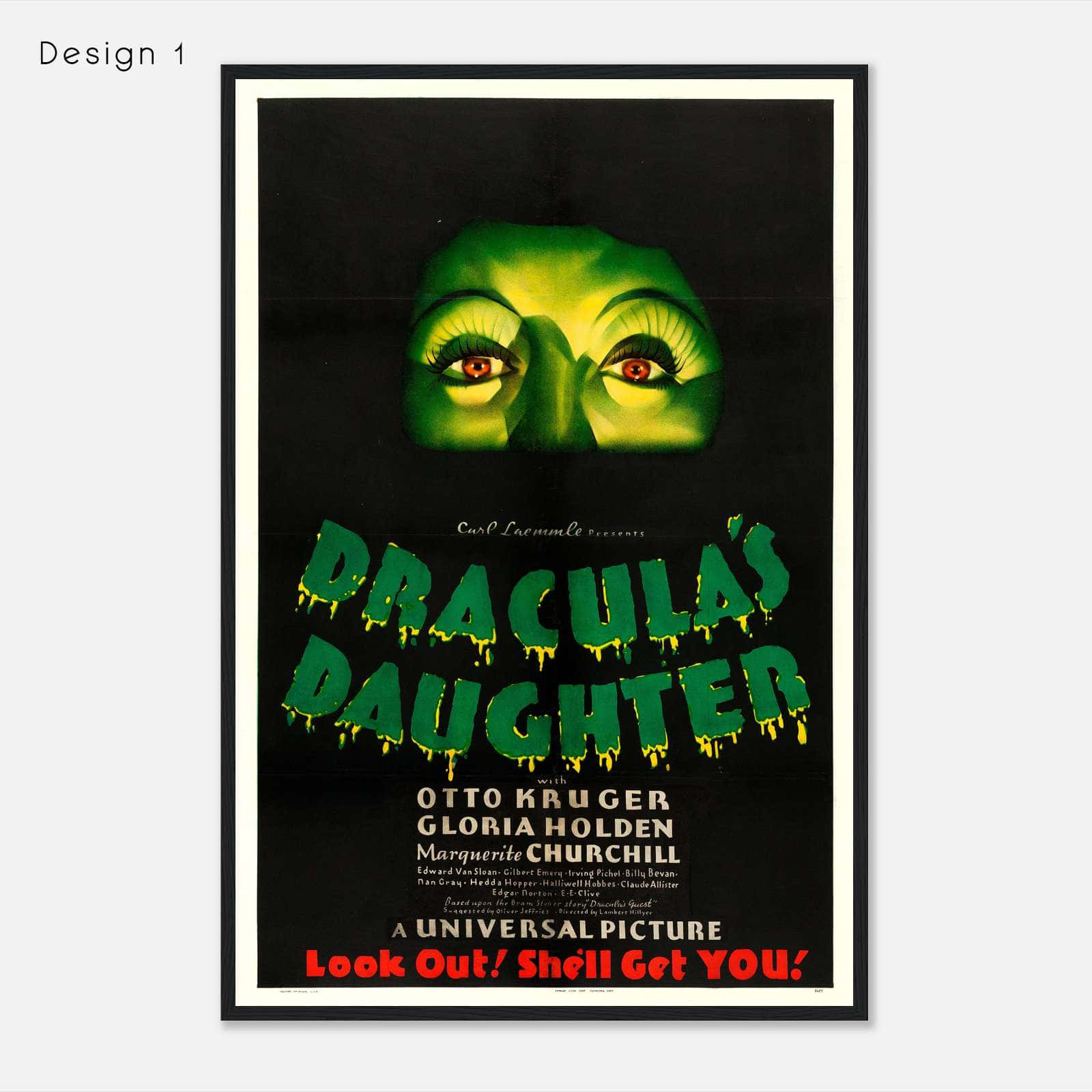 Dracula s Daughter 1936 Movie Poster Print Citiesbox Dracula s Daughter 1936 Movie Poster Print Citiesbox