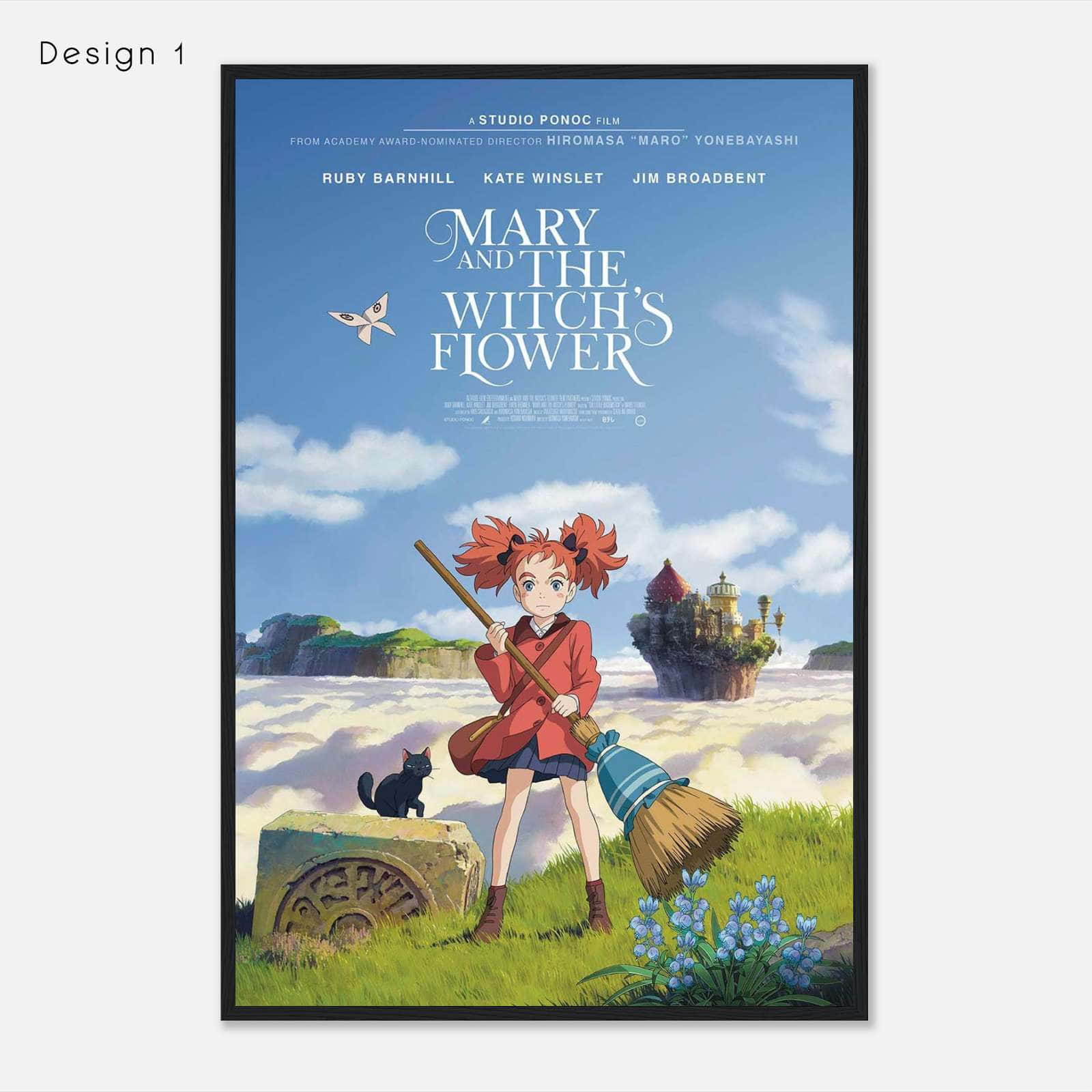 Mary And The Witch's Flower Movie Mary and The Witch's Flower (2017) Movie Poster Print - Citiesbox