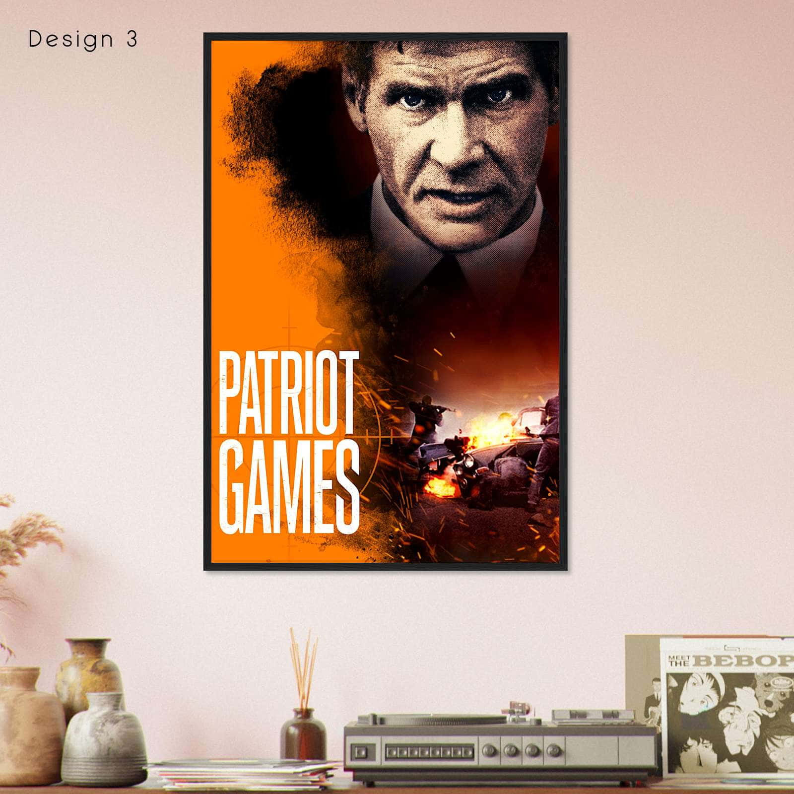 Patriot Games 1992 Movie Poster Print Citiesbox patriot-games-1992-movie-poster-print-citiesbox