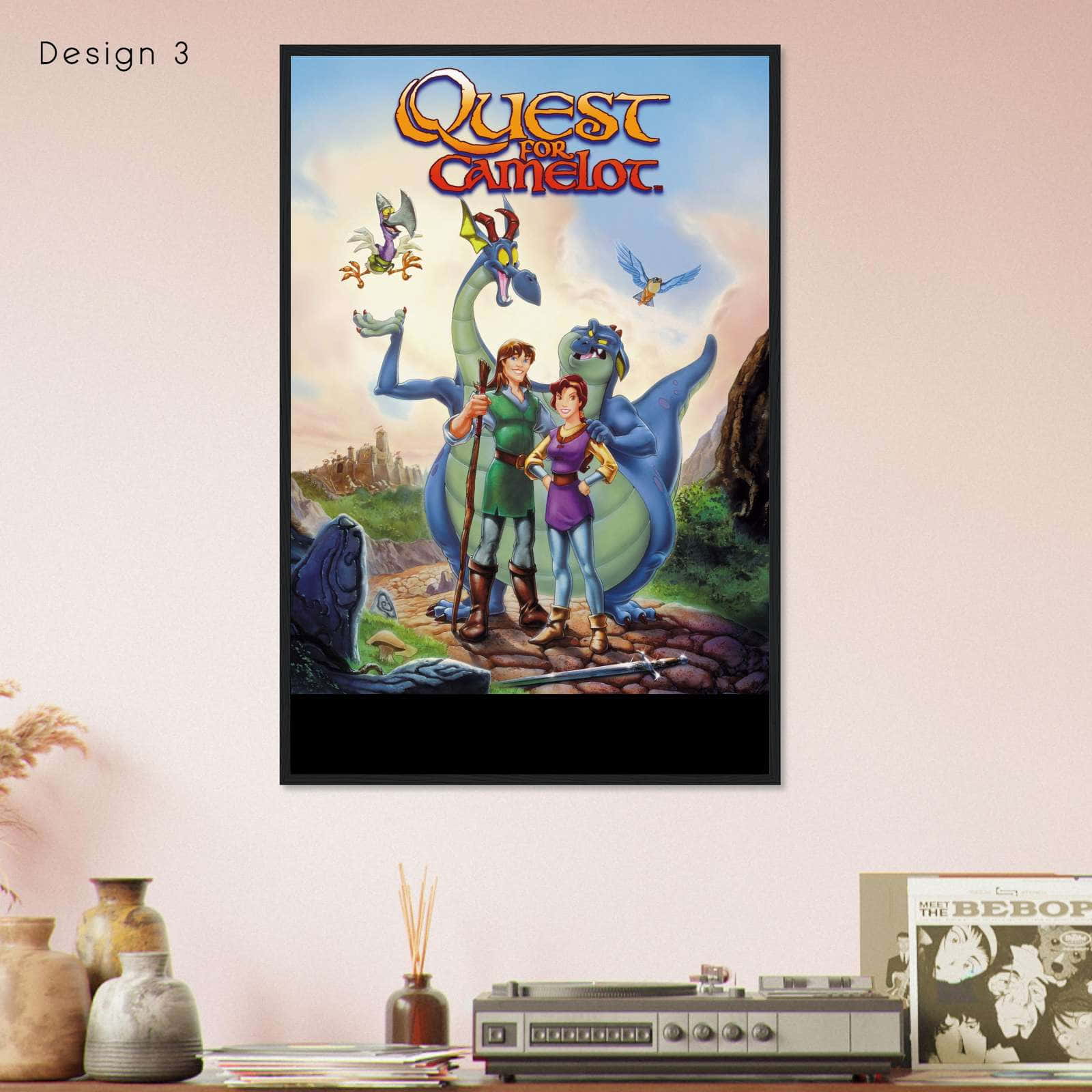 Quest for Camelot (1998) Movie Poster Print - Citiesbox