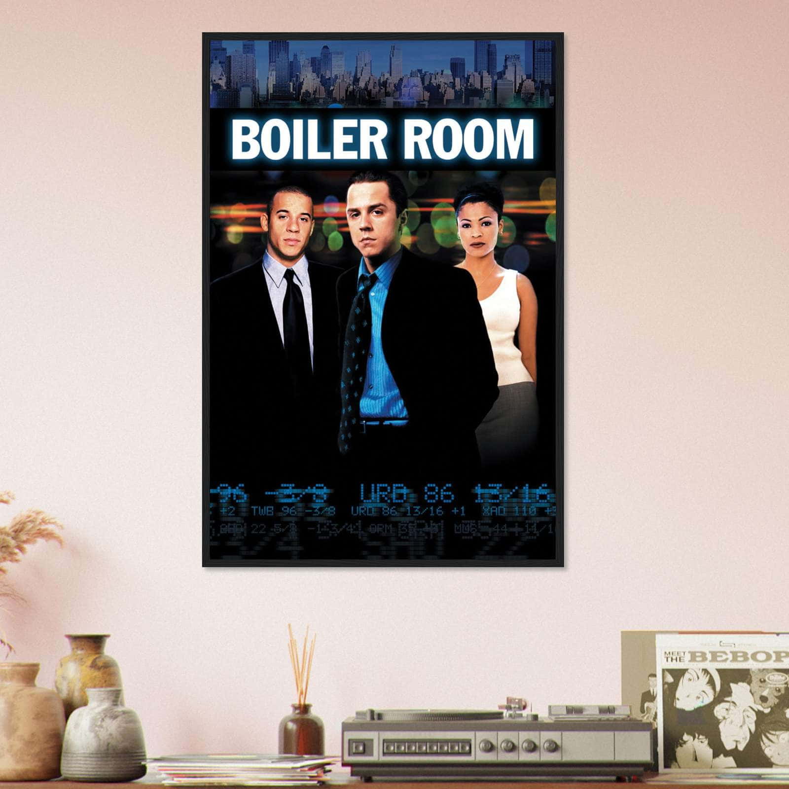 Boiler Room 2000 Movie Poster Print Citiesbox Boiler Room 2000 Movie Poster Print Citiesbox