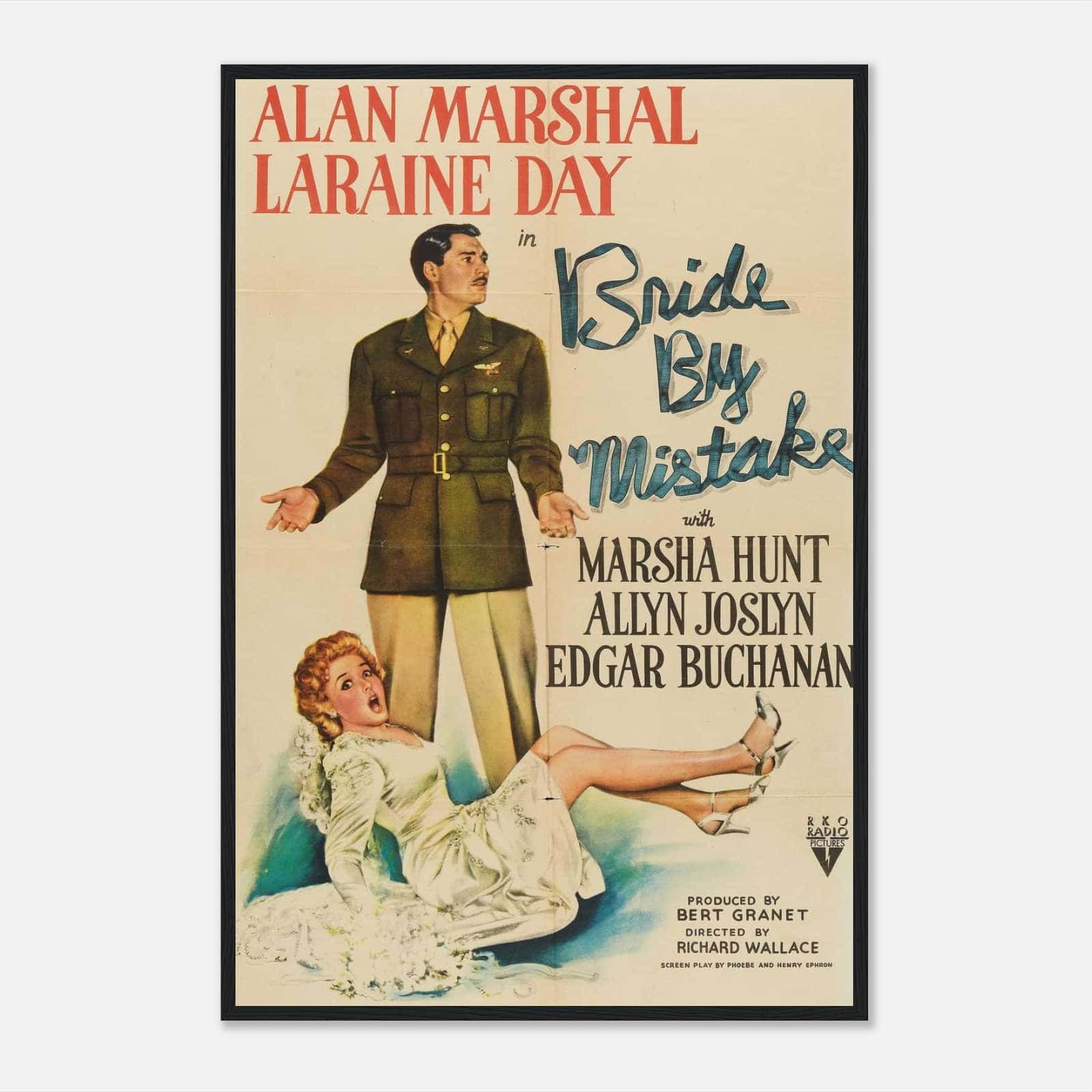 Bride by Mistake (1944) Movie Poster Print - Citiesbox