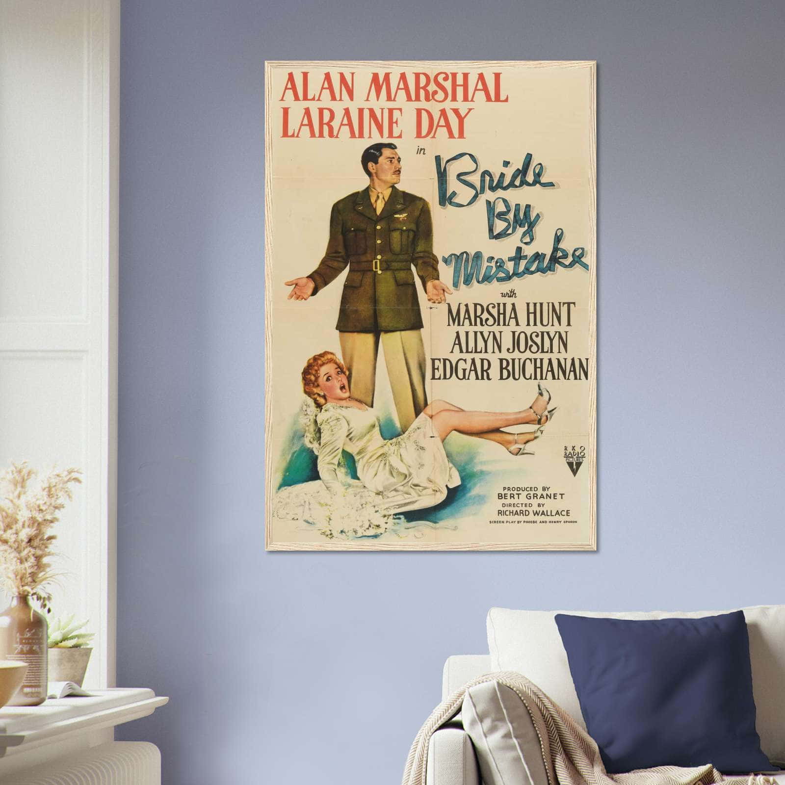 Bride by Mistake (1944) Movie Poster Print - Citiesbox