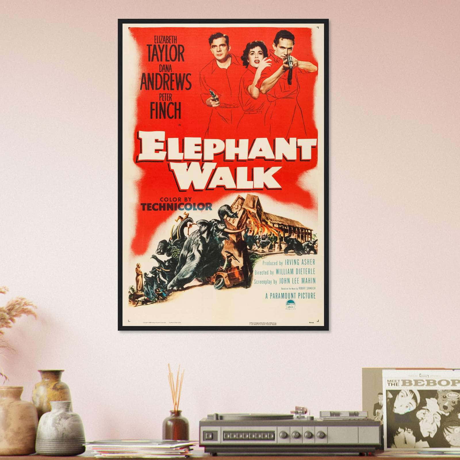 Elephant Walk (1954) Movie Poster Print Citiesbox