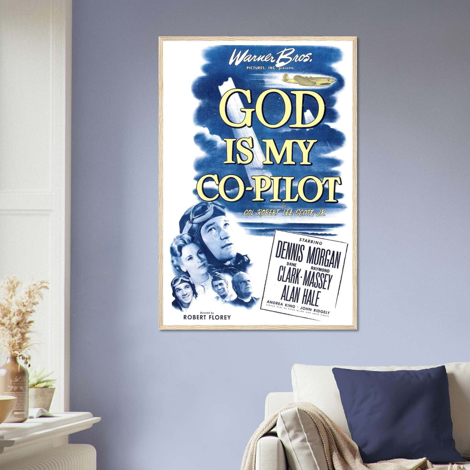 God Is My CoPilot (1945) Movie Poster Print Citiesbox