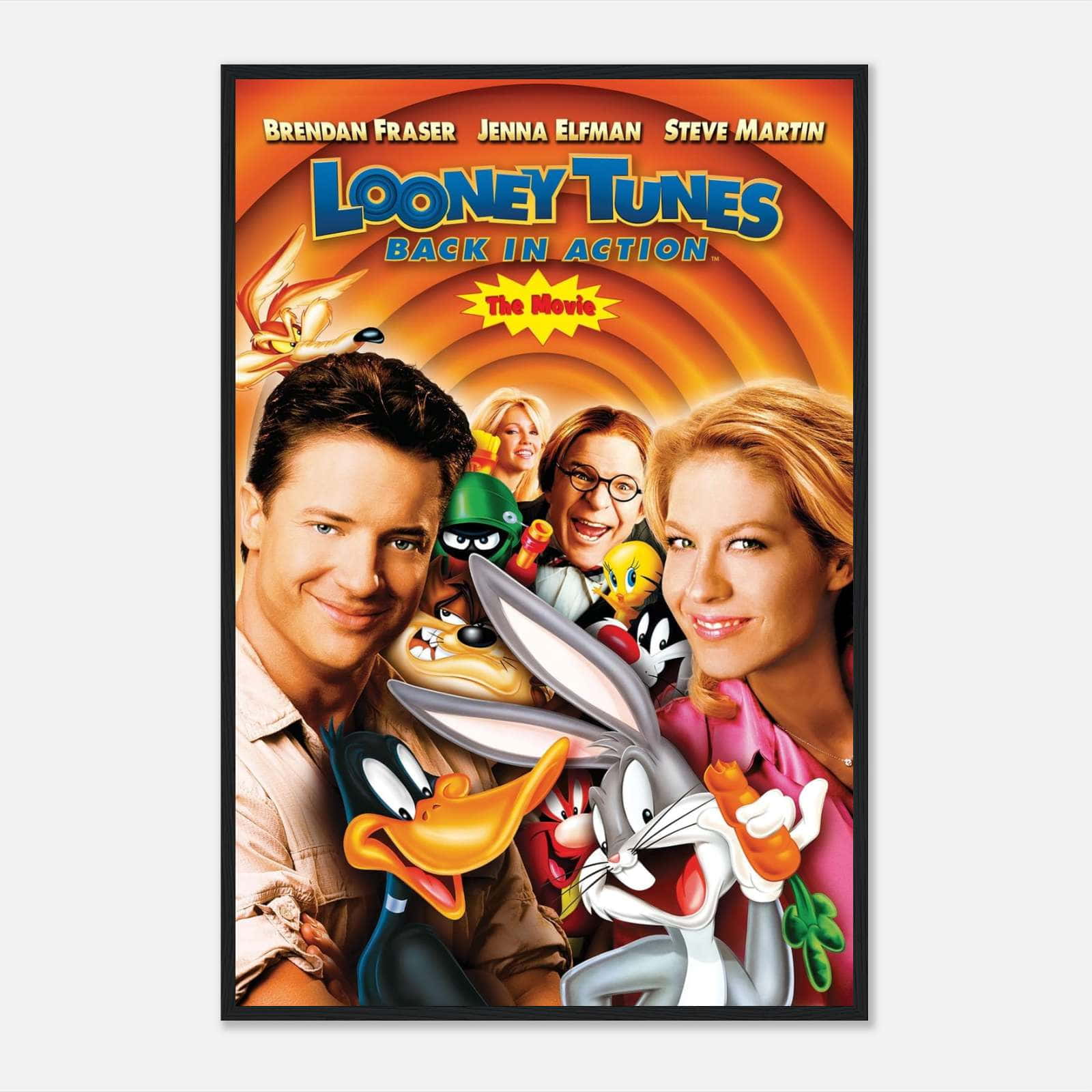 Looney Tunes: Back in Action (2003) Movie Poster Print - Citiesbox - Where Can I Watch Looney Tunes Back In Action