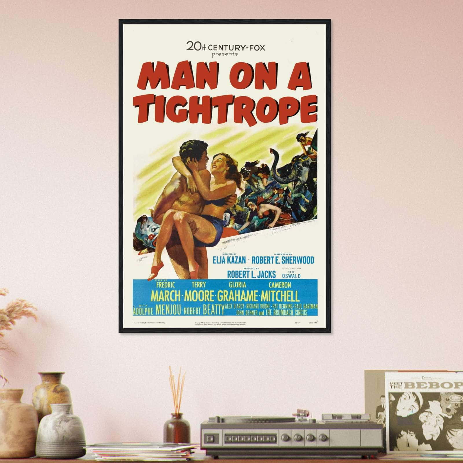 Man on a tightrope 1953 movie poster print citiesbox