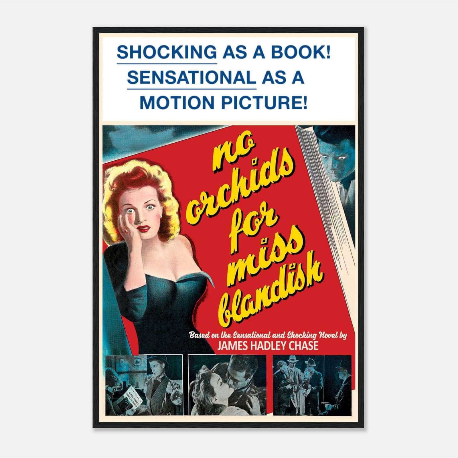 No Orchids for Miss Blandish (1948) Movie Poster Print - Citiesbox