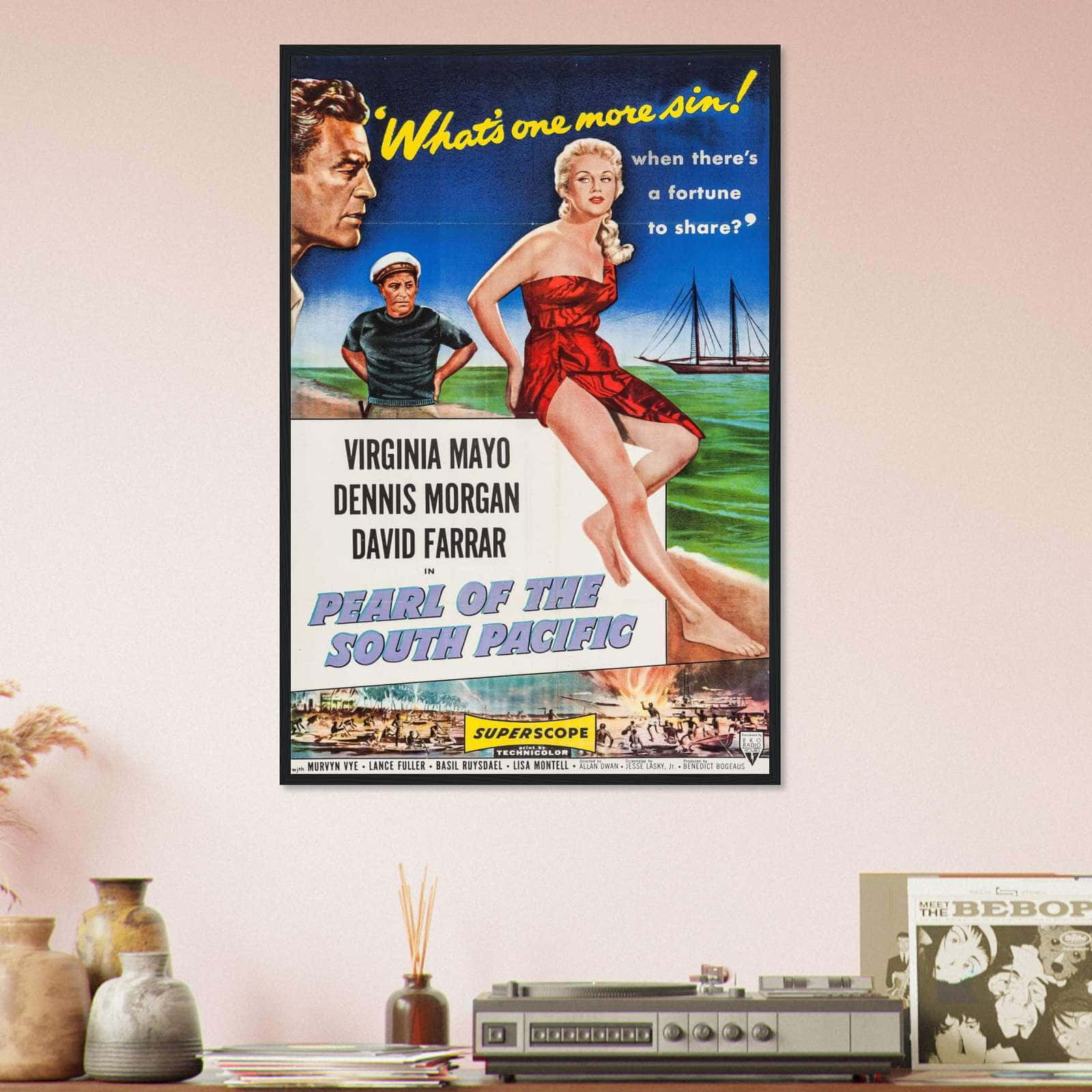 Pearl of the South Pacific (1955) Movie Poster Print - Citiesbox