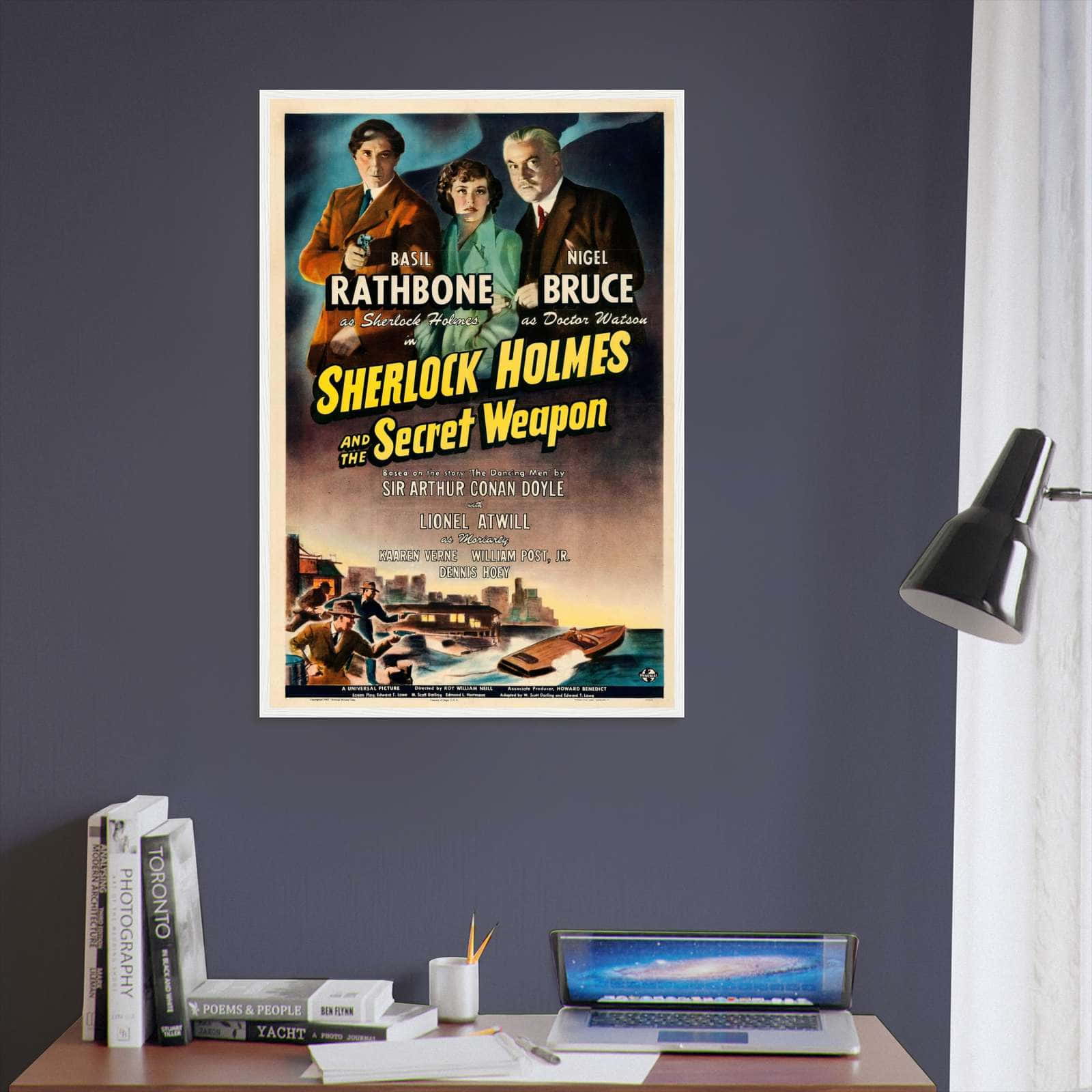 Sherlock Holmes And The Secret Weapon 1942 Movie Poster Print Citiesbox