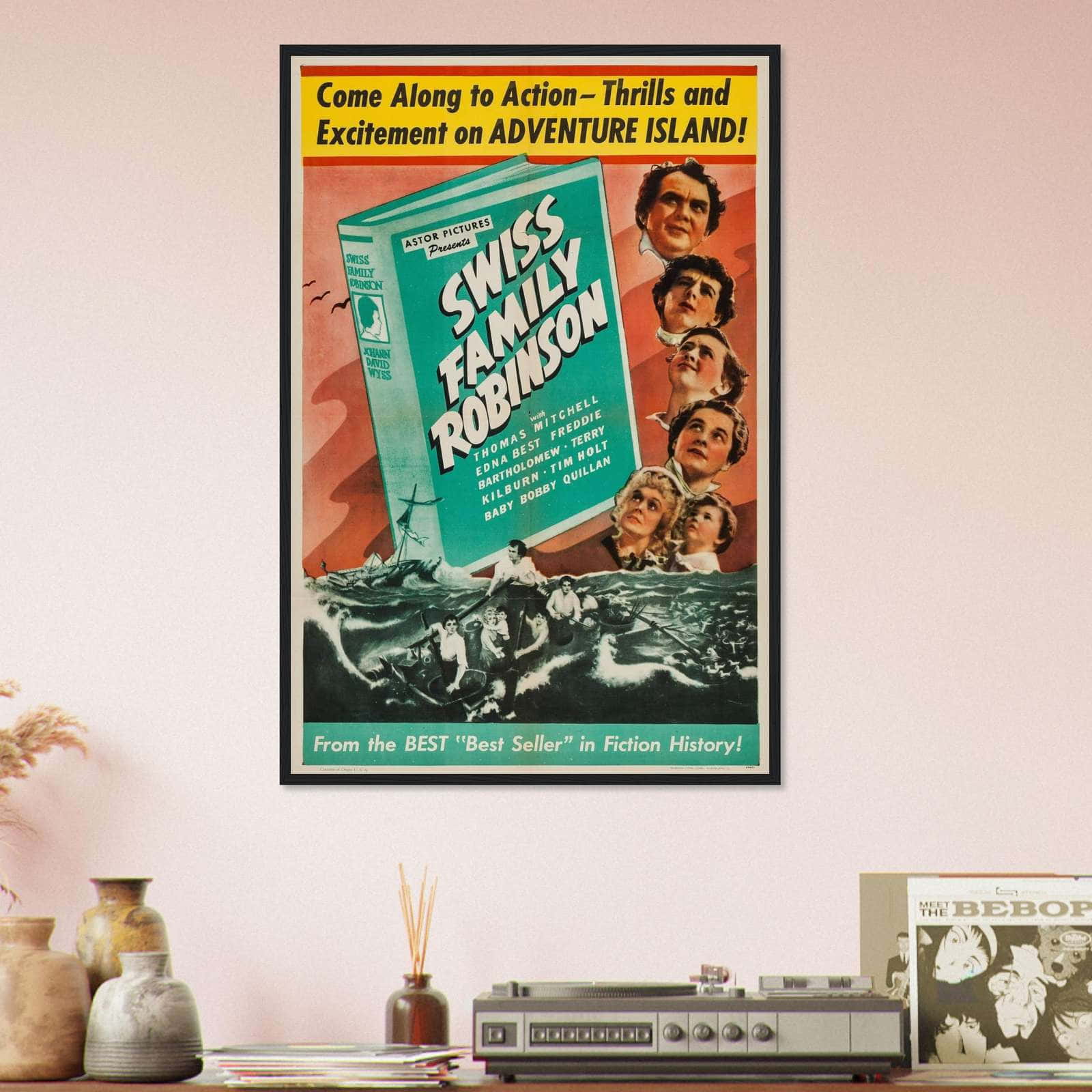 Swiss Family Robinson (1940) Movie Poster Print - Citiesbox