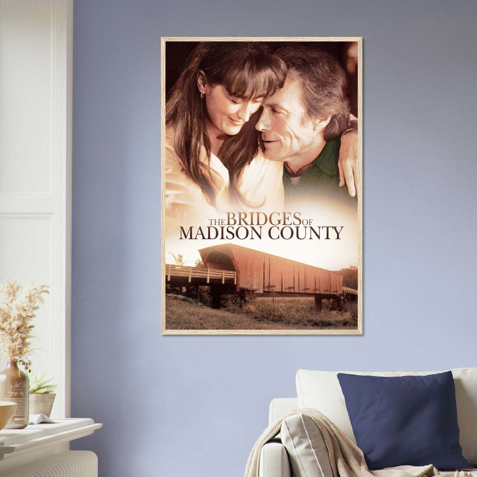 The Bridges Of Madison County 1995 Movie Poster Print Citiesbox the-bridges-of-madison-county-1995-movie-poster-print-citiesbox