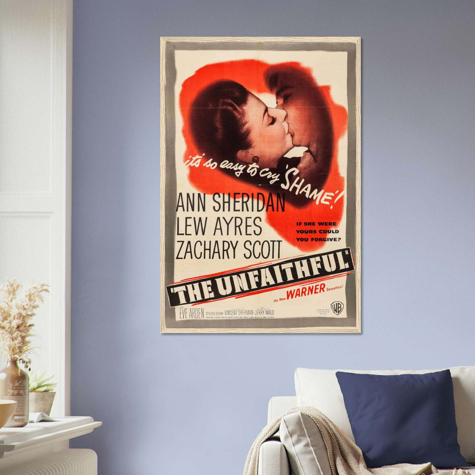 The Unfaithful 1947 Movie Poster Print Citiesbox