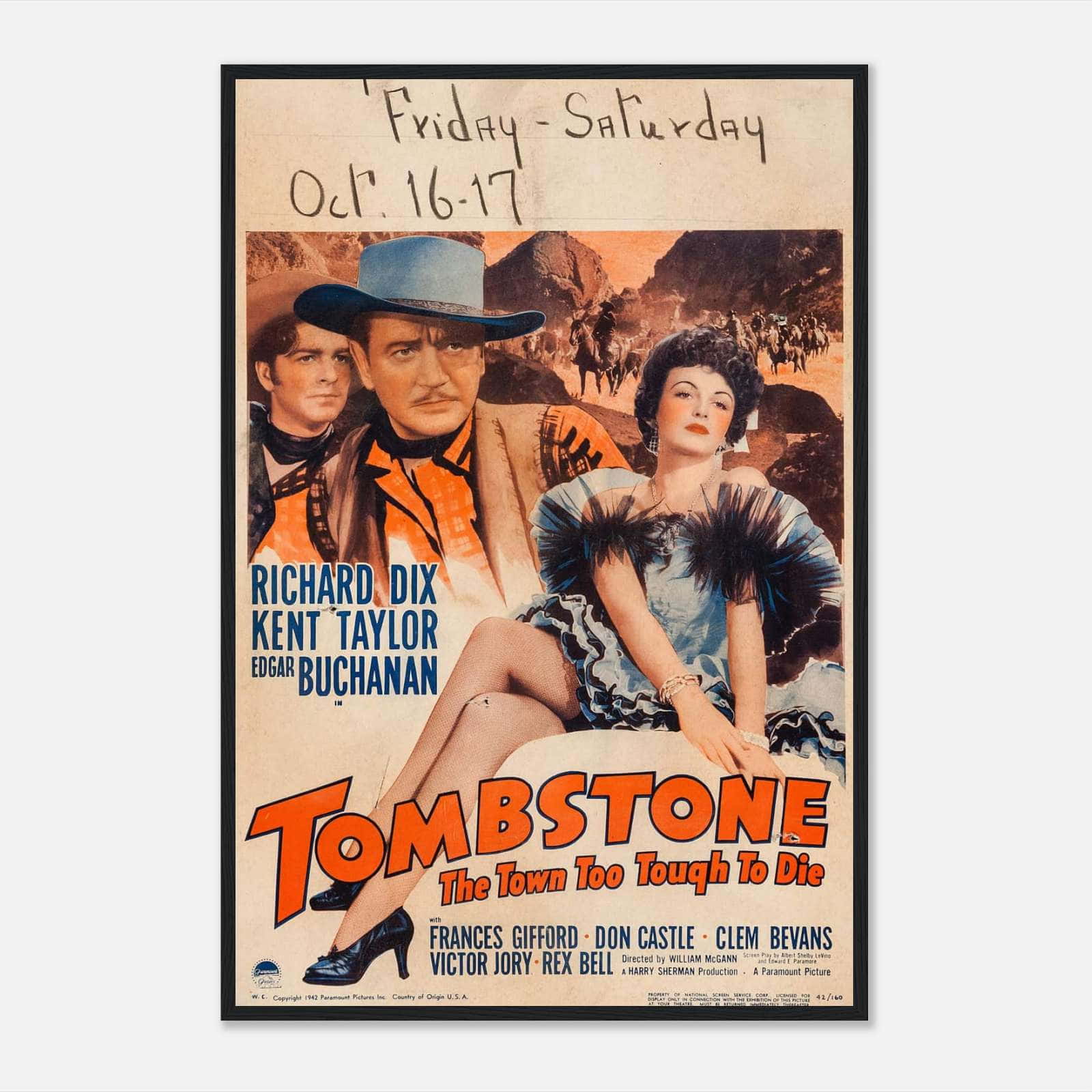 Tombstone The Town Too Tough To Die 1942