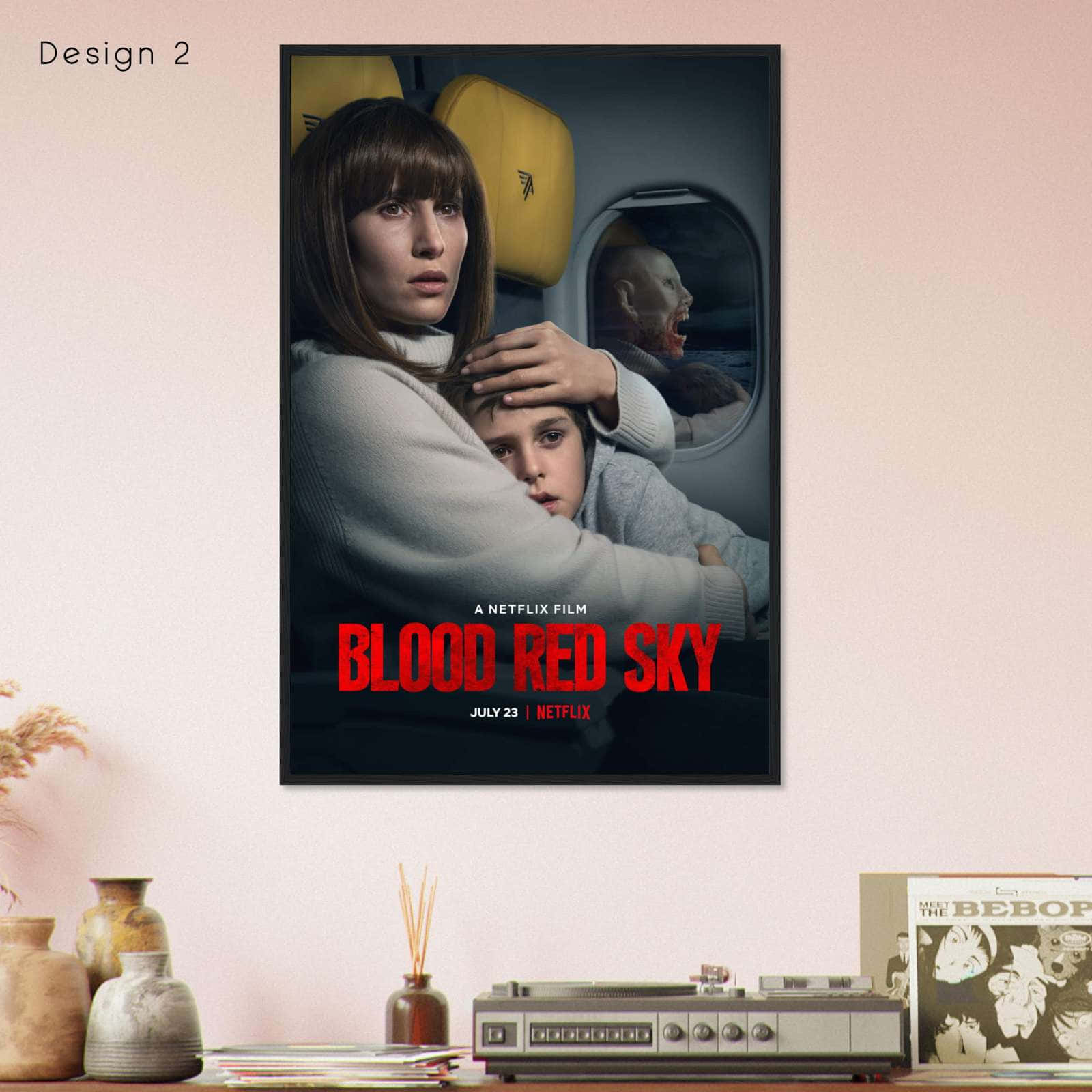 Blood Red Sky 2021 Movie Poster Print Citiesbox