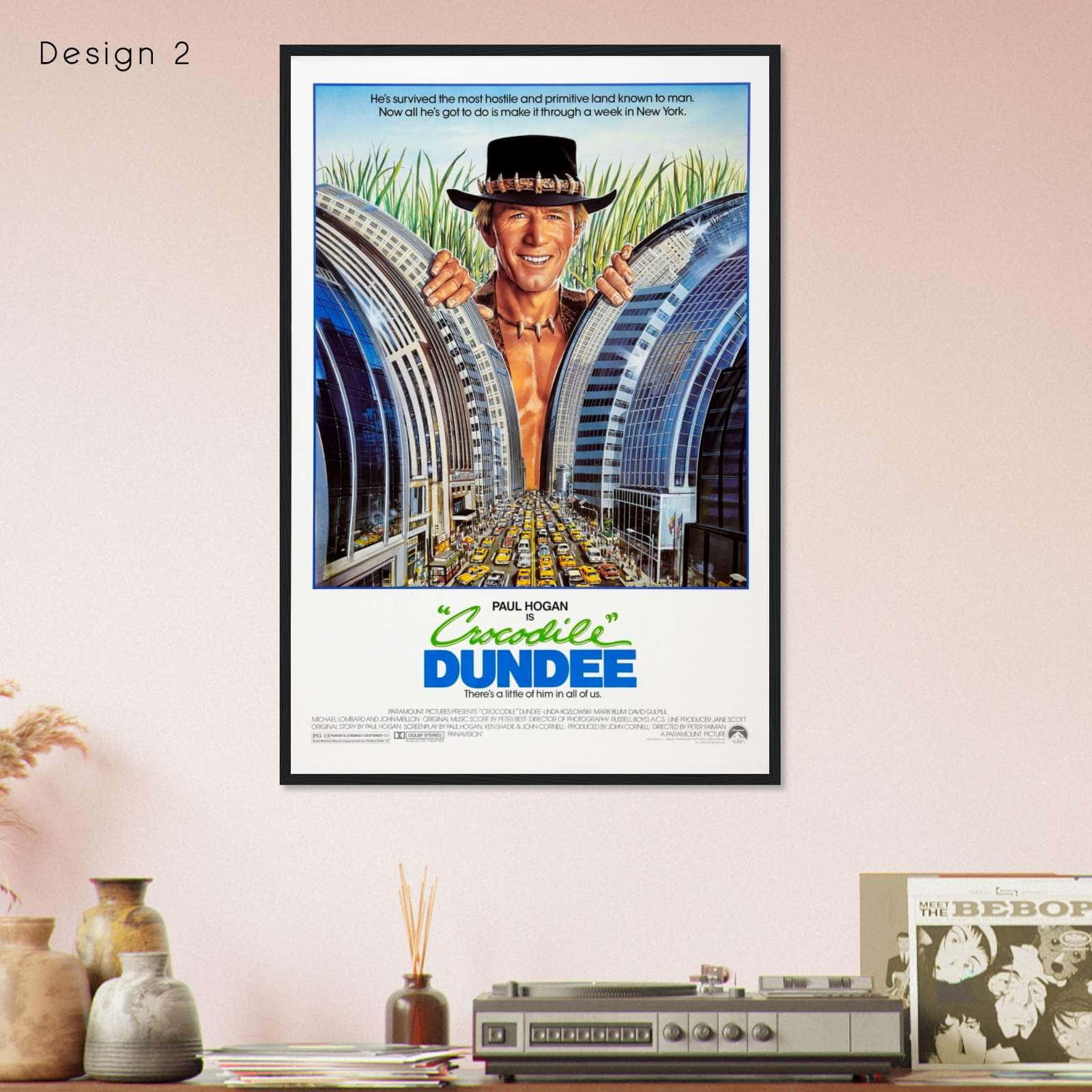 Crocodile Dundee (1986) Movie Poster Print - Citiesbox