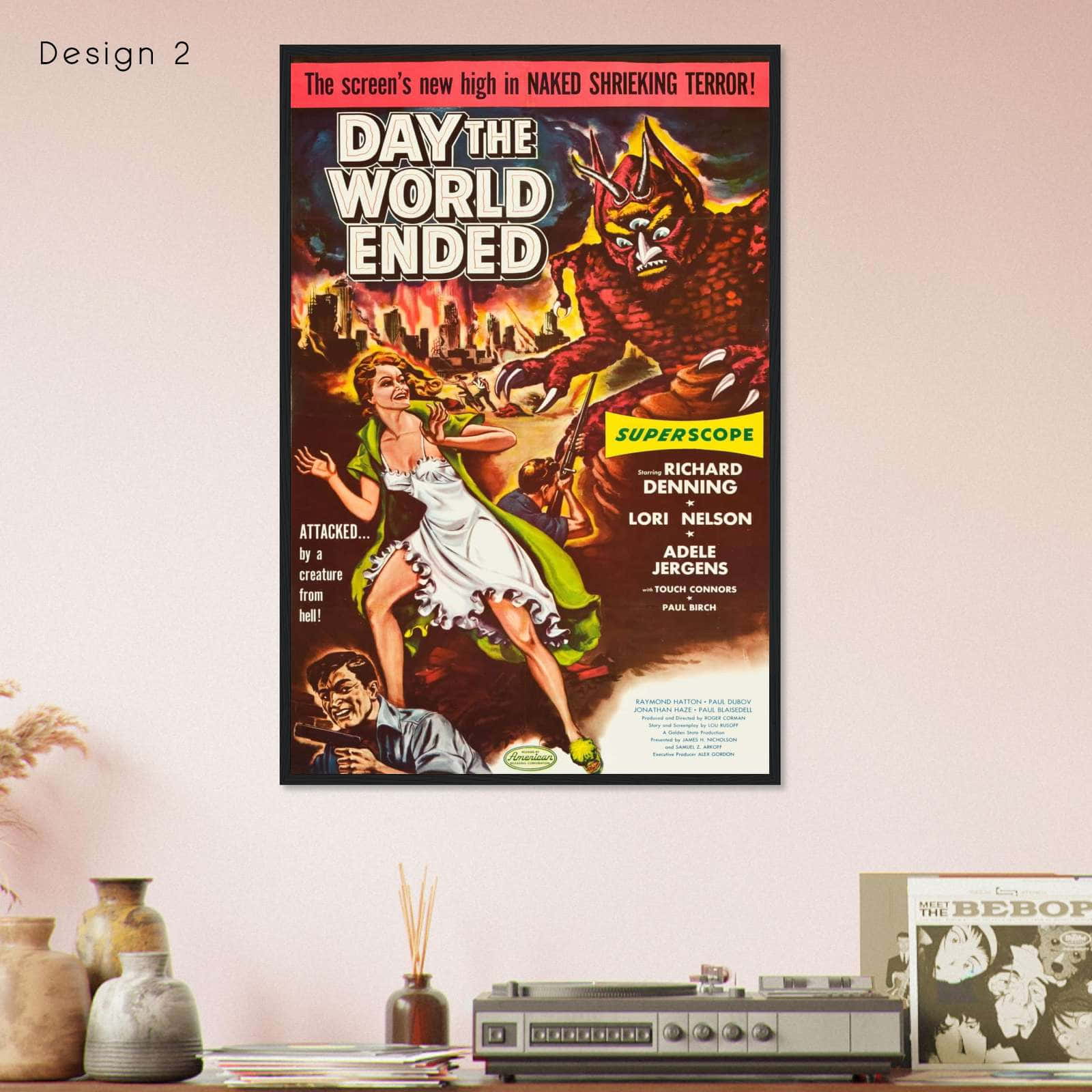 Day the world ended 1955 movie poster print citiesbox
