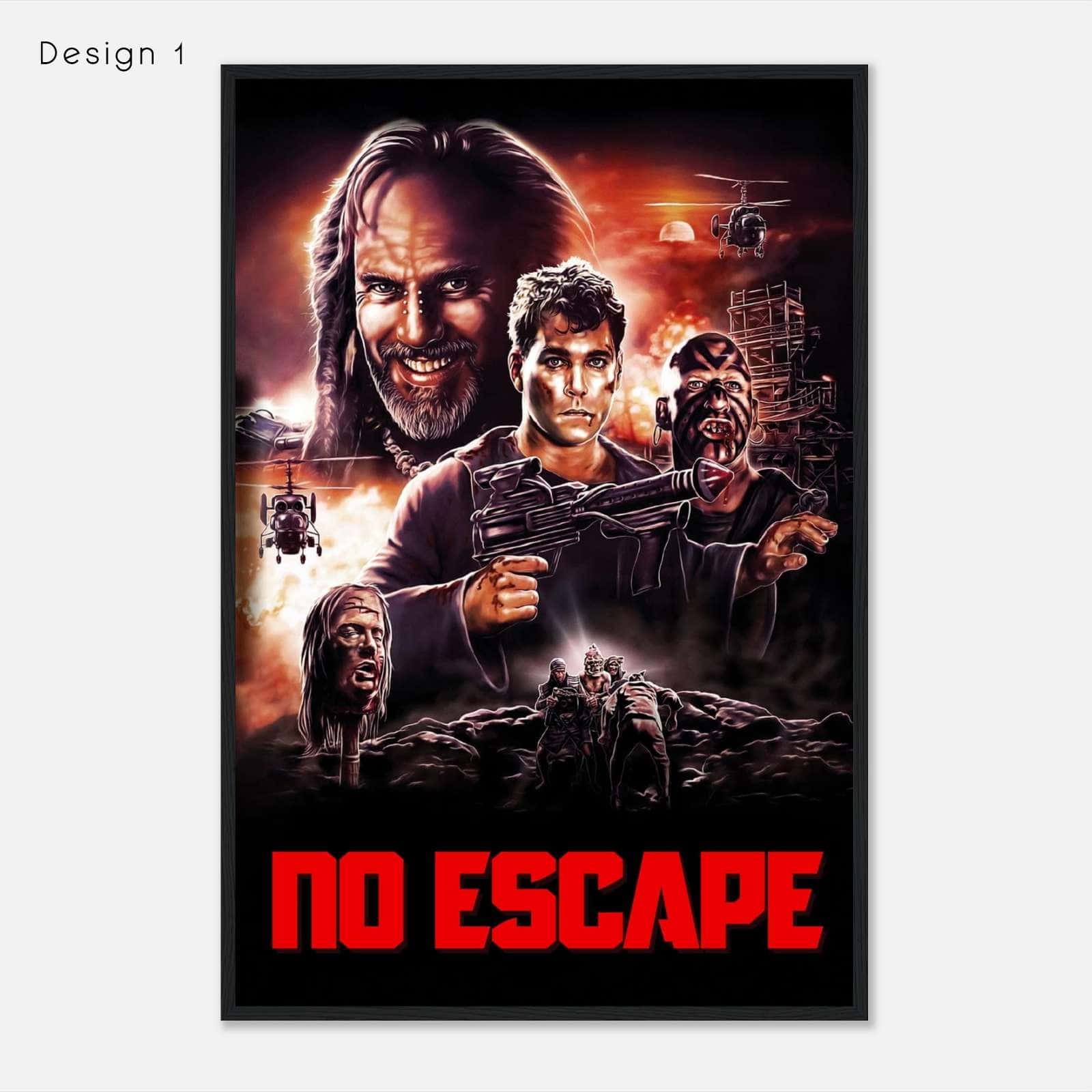 No Escape 1994 Movie Poster Print Citiesbox