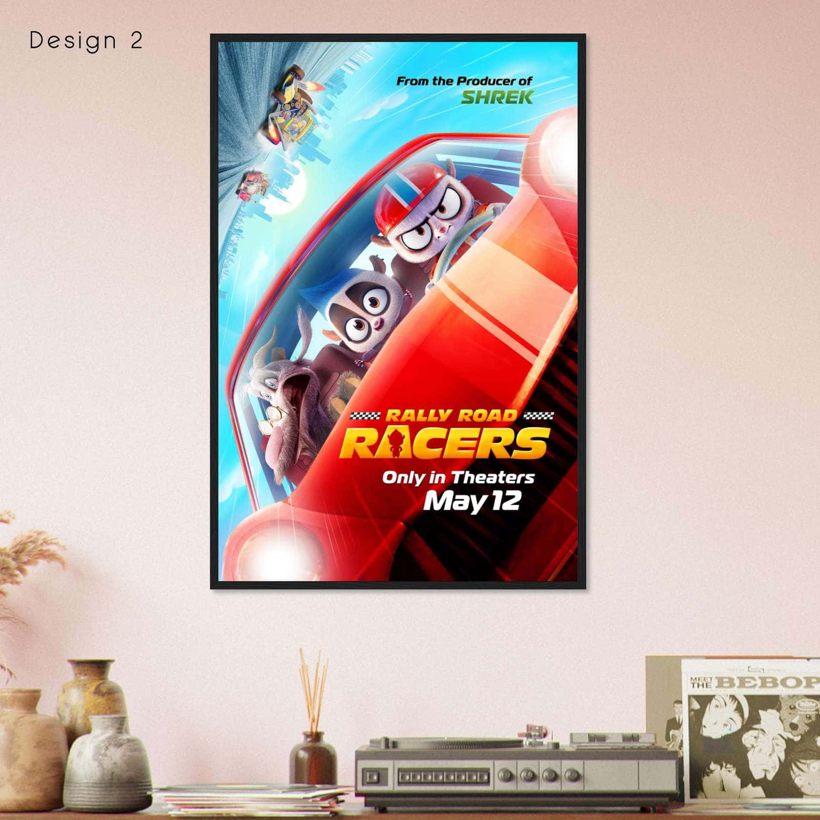 Rally Road Racers (2023) Movie Poster Print - Citiesbox