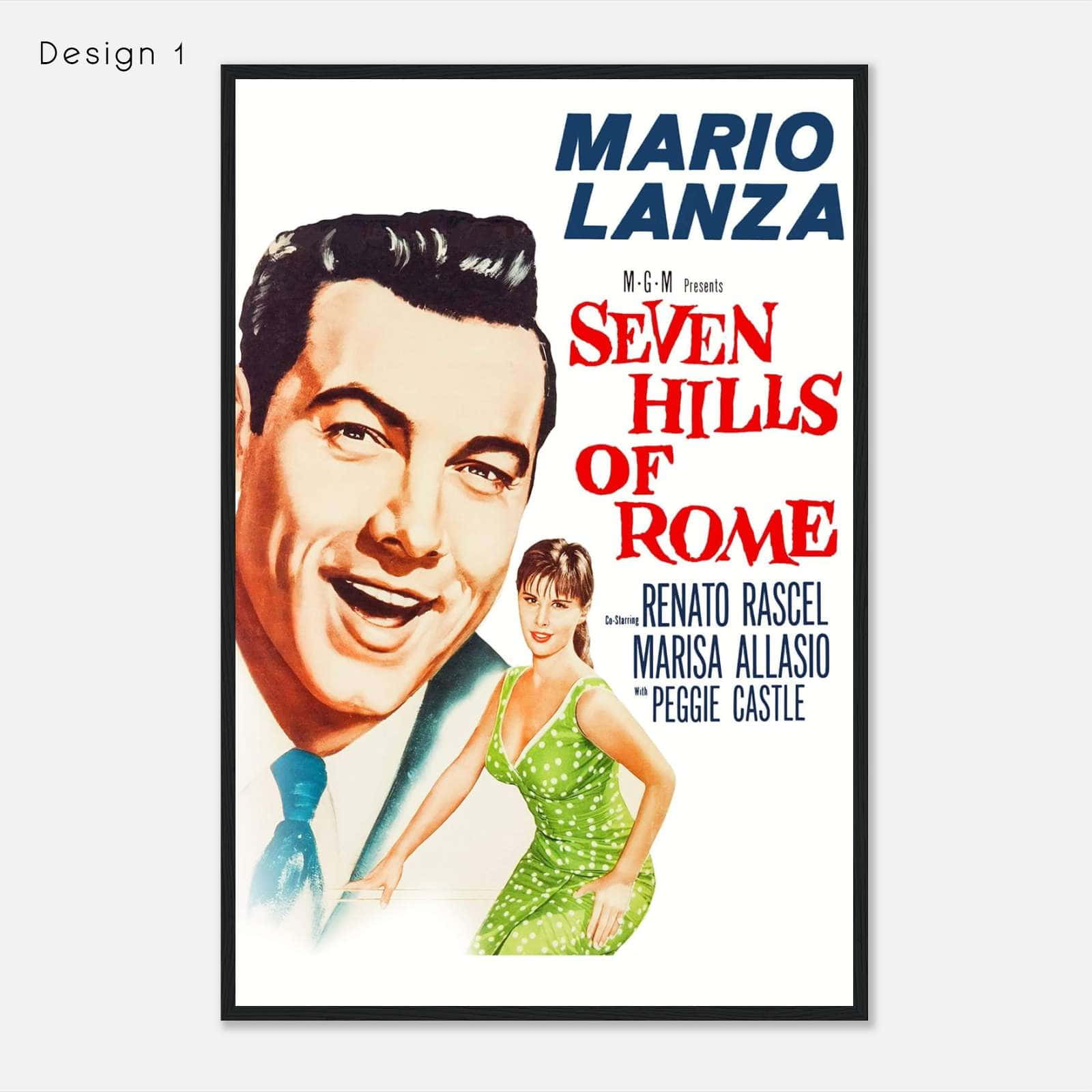 Seven Hills of Rome (1957) Movie Poster Print - Citiesbox