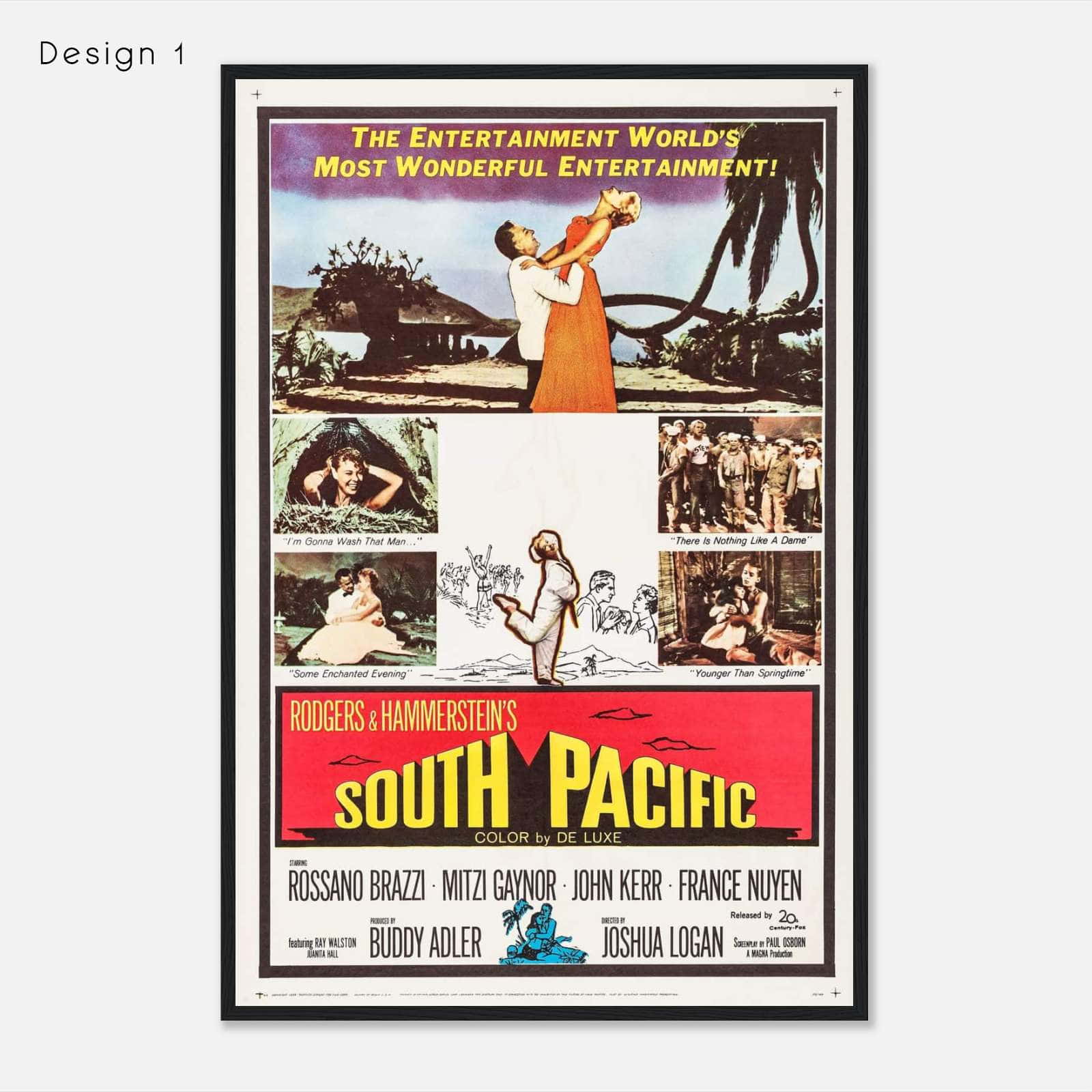 South Pacific (1958) Movie Poster Print - Citiesbox
