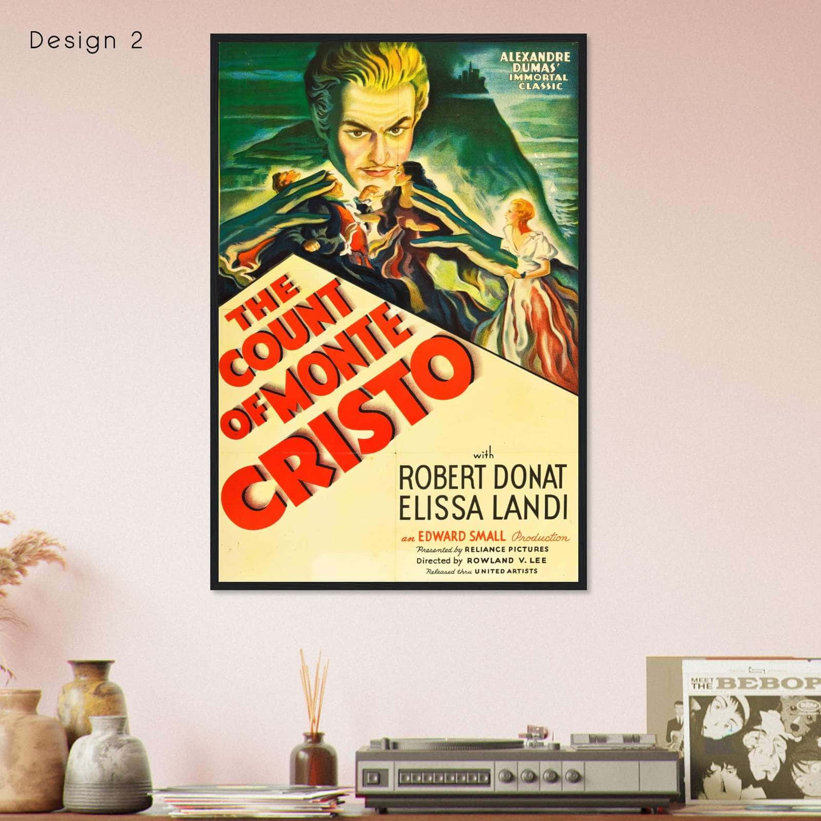 The Count of Monte Cristo (1934) Movie Poster Print - Citiesbox
